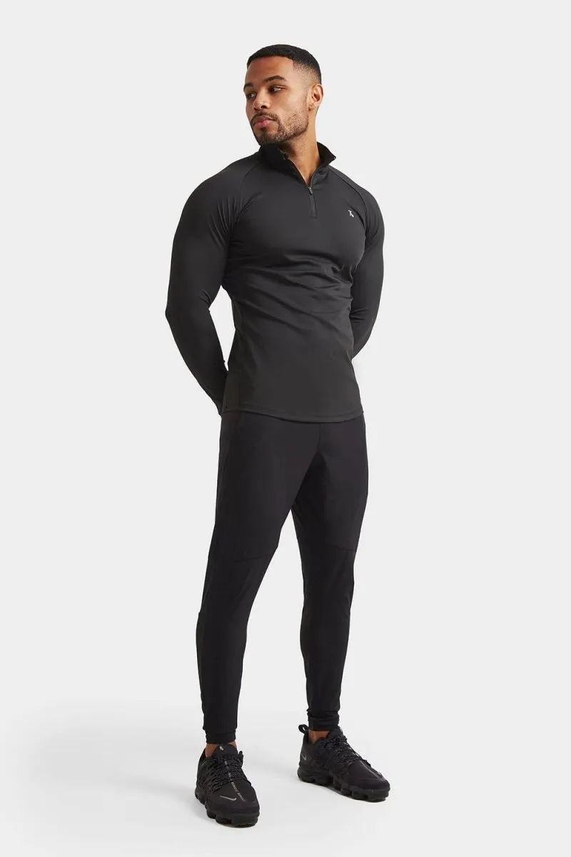 Training Joggers in Black Casual Flex Fit Classic Shorts