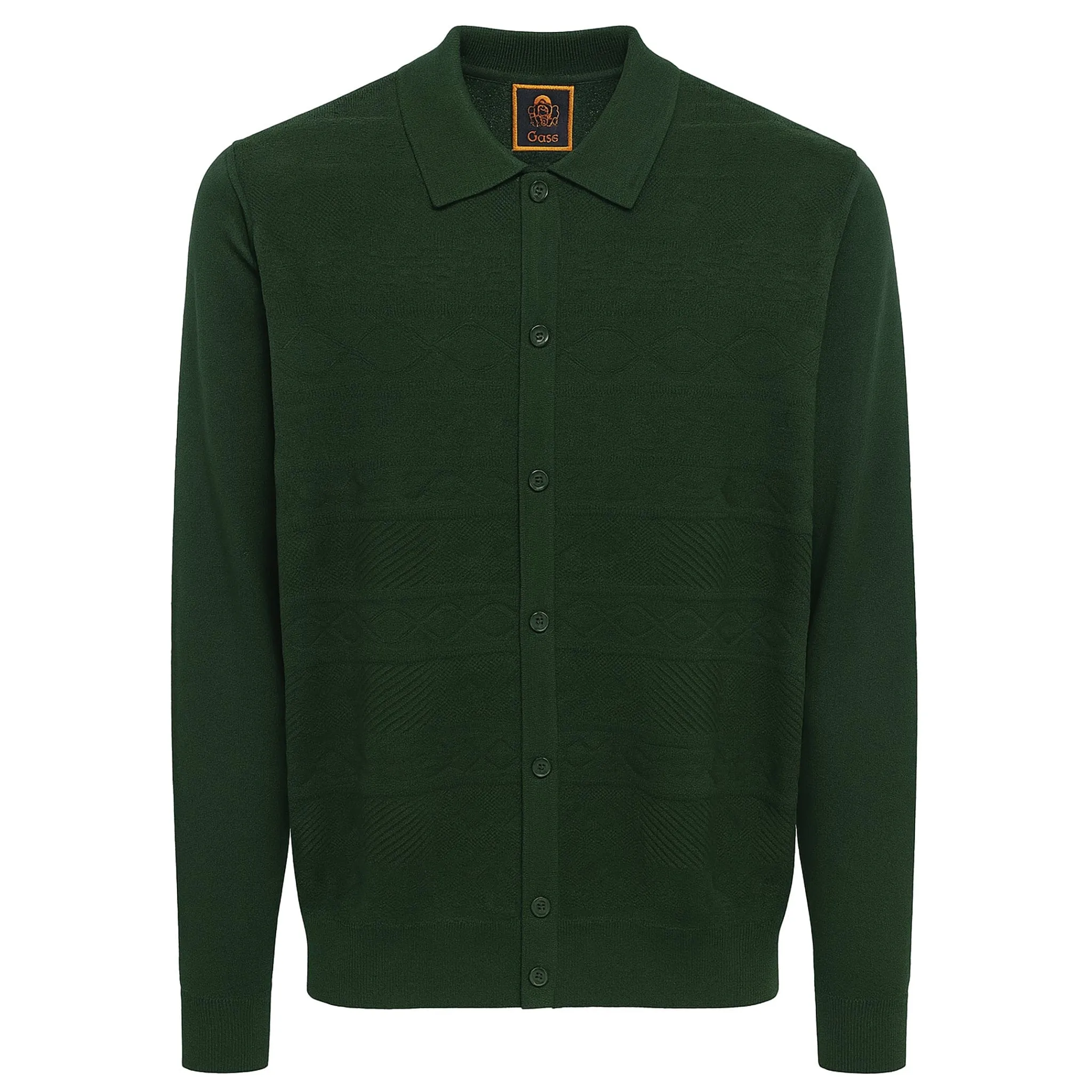CGR KNIT SHIRT/KS-431 MicroPerforatedTexture