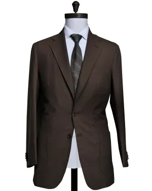 All Weather Piece Dugdale Fine Worsted - Brown Jacket