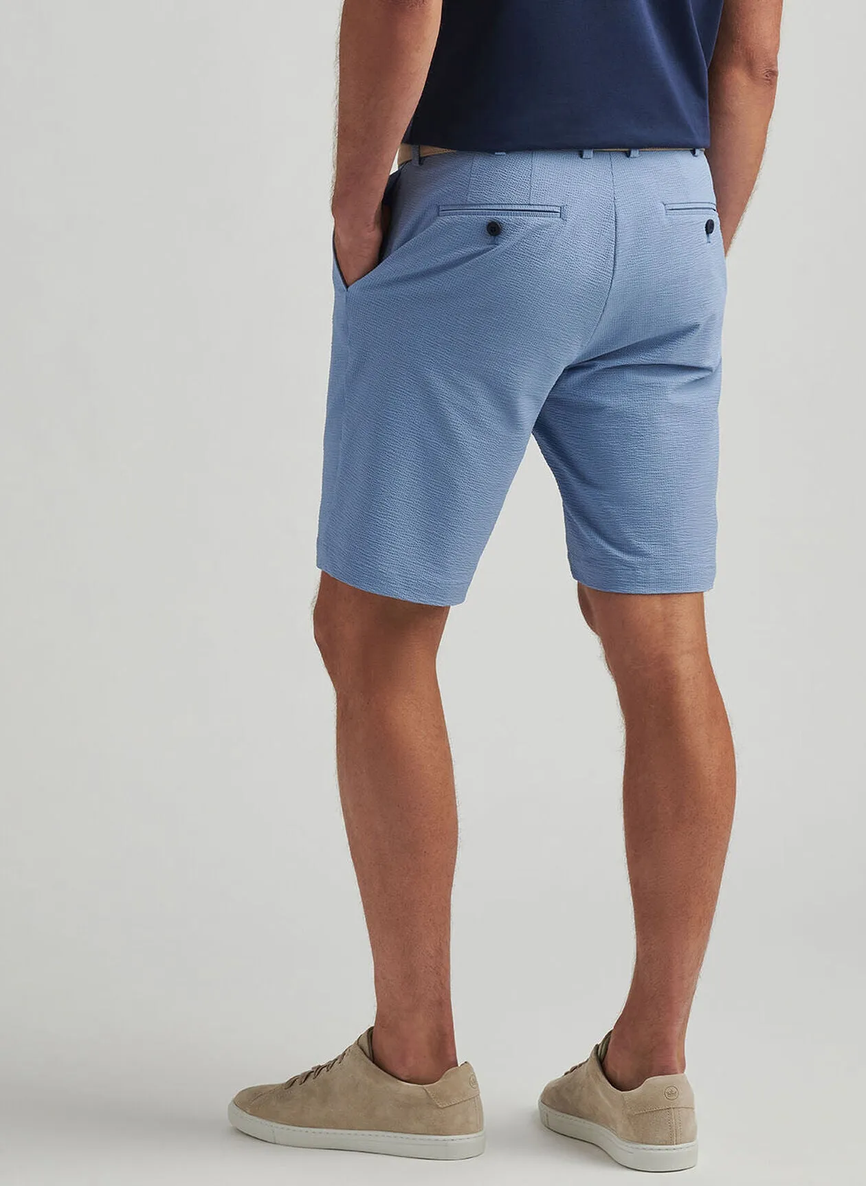 Chafe Resistant Lining Quick Access Matlock Seersucker Short - Angelite