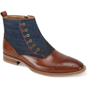 Giovanni Denim Quarter Boots Crisp Feel