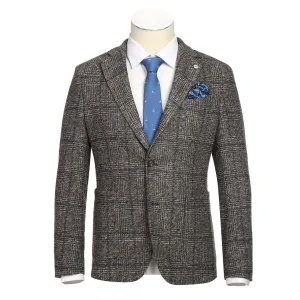 Pellagio Men's Half Canvas Blazer Beige PF24-14 Tailored Cut