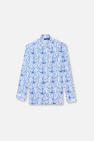 Mesh Glow Training Fit Dansby Roll Tab Linen Shirt