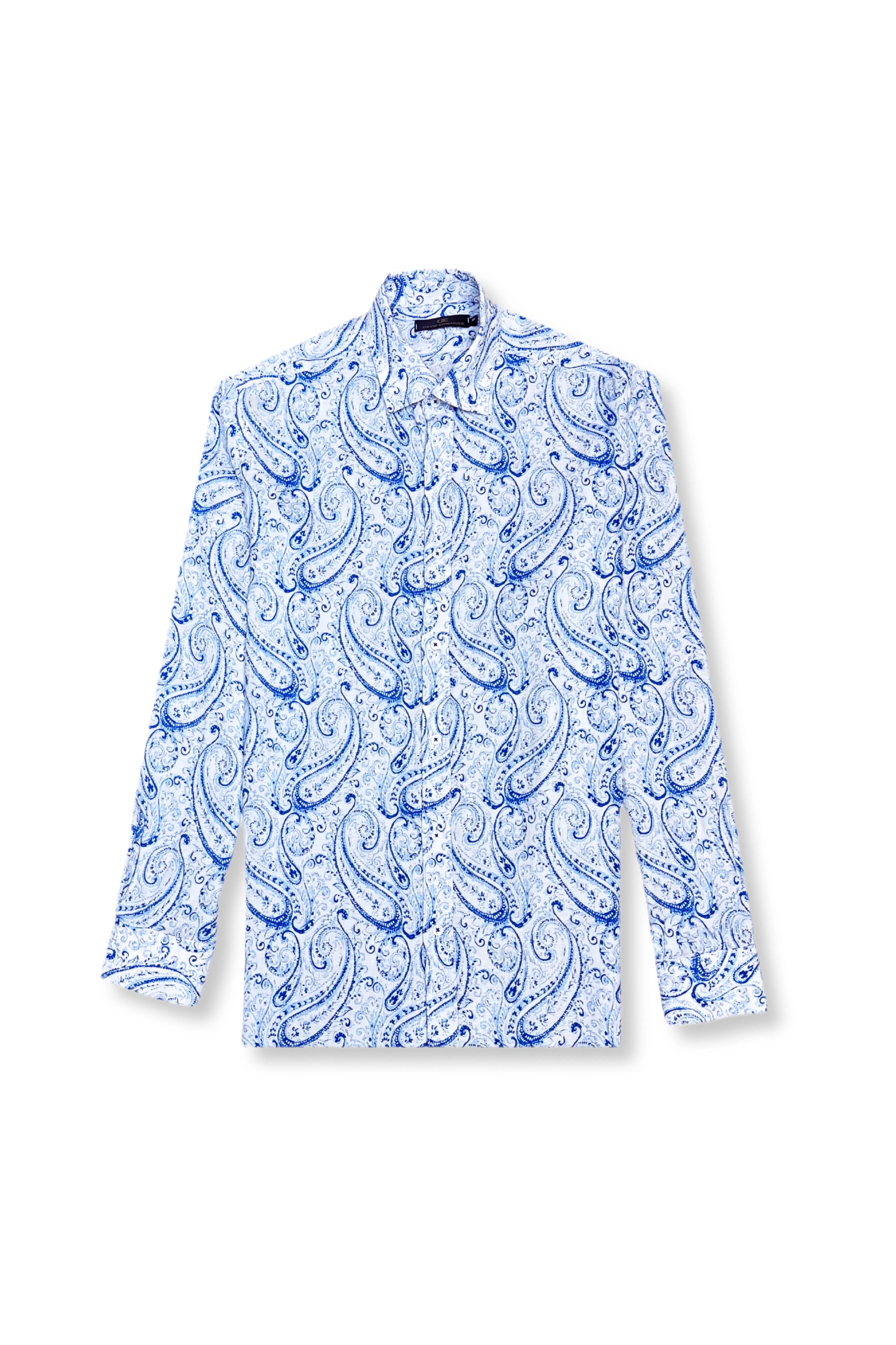 Natural Fiber Blend Design Glow Dansby Roll Tab Linen Shirt