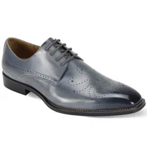 Everyday Setting Walk Control Giovanni Grey Leather Oxford Shoe