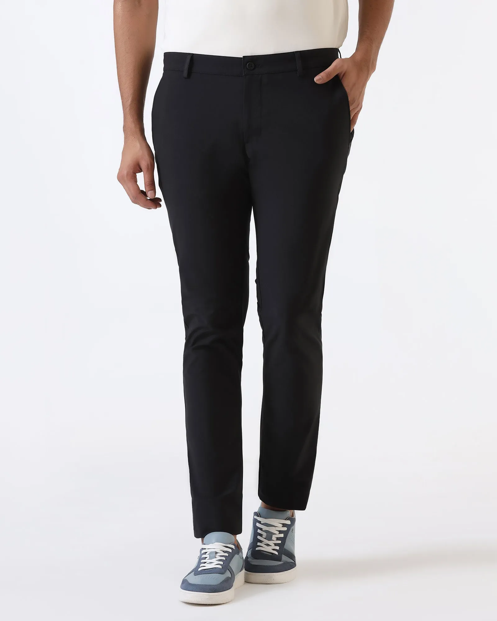 Black Techpro Solid Khakis - Yukon Casual Comfort Layers