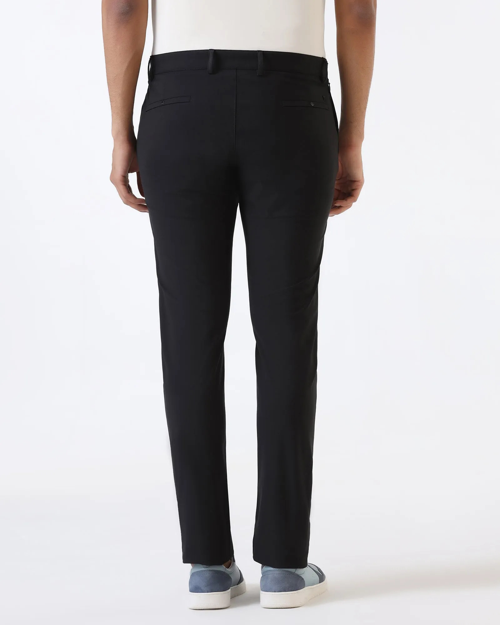 Black Techpro Solid Khakis - Yukon Active Comfort Wear Weekend Comfort