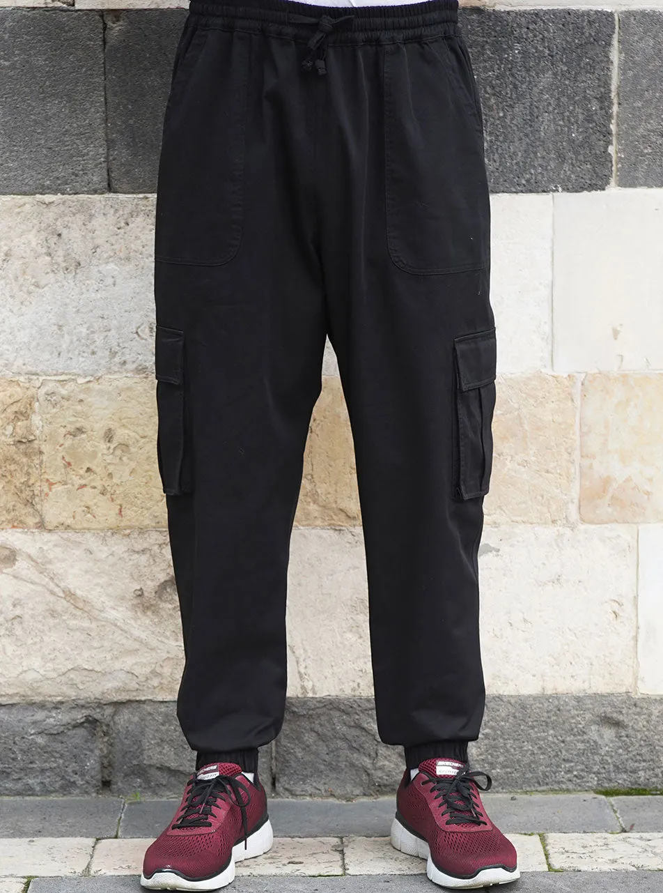 Cotton Twill Cargo Trousers Windproof Membrane