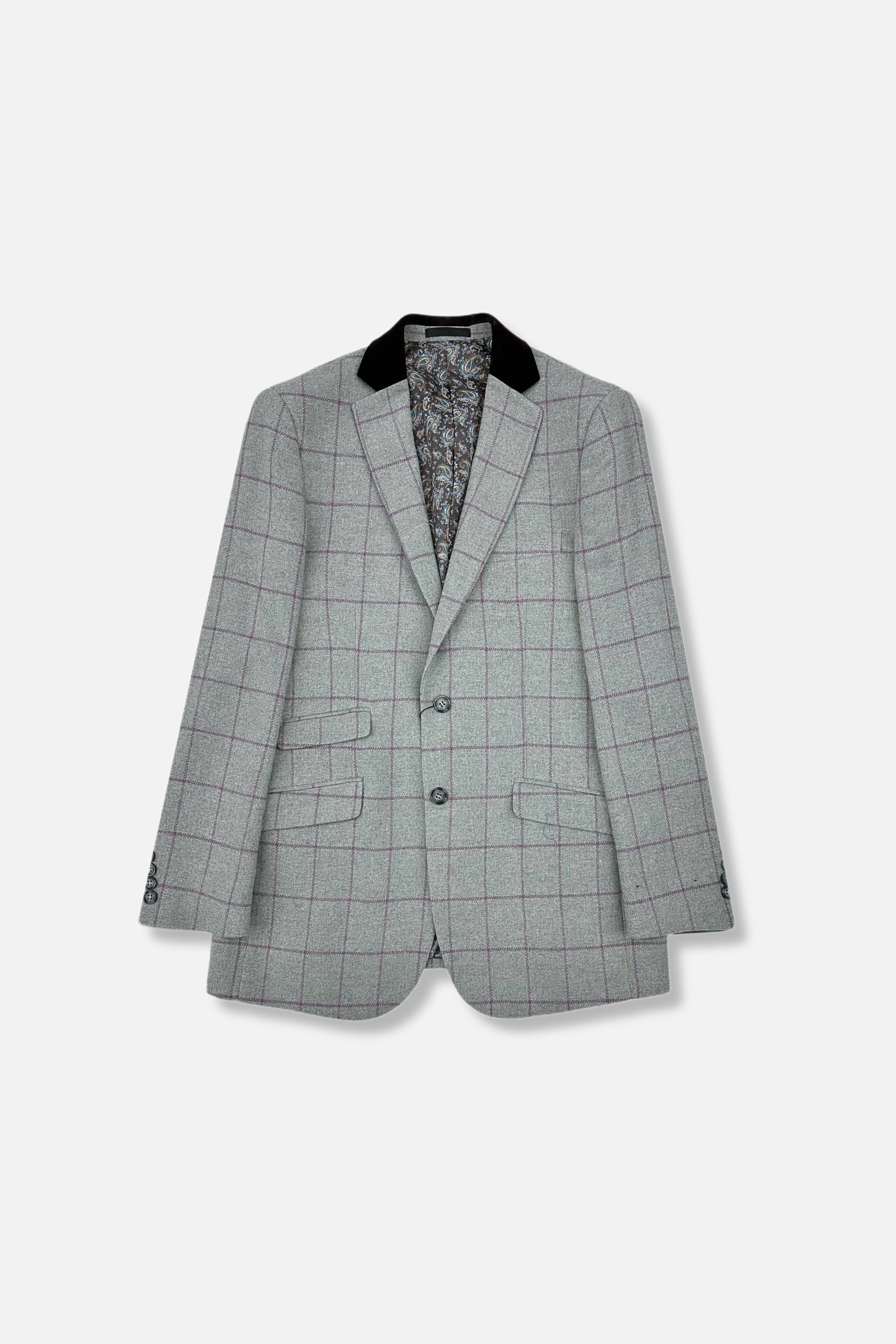 Joper Plaid Wool Blazer Cool Season