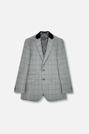 Joper Plaid Wool Blazer OdorResistant Treatment Flexible Elasticity