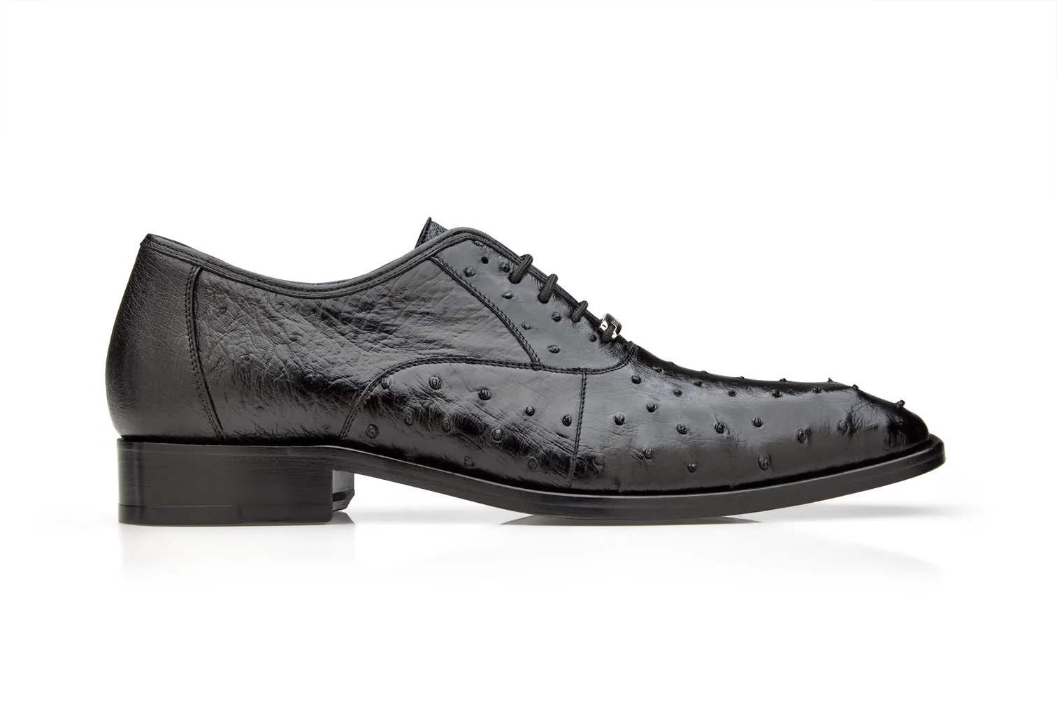Work Ready Belvedere - Orlando, Genuine Ostrich Quill Dress Shoe - Black - D01 (IN STORE) (SIZE 8.5, 11.5 and 15 ONLY)