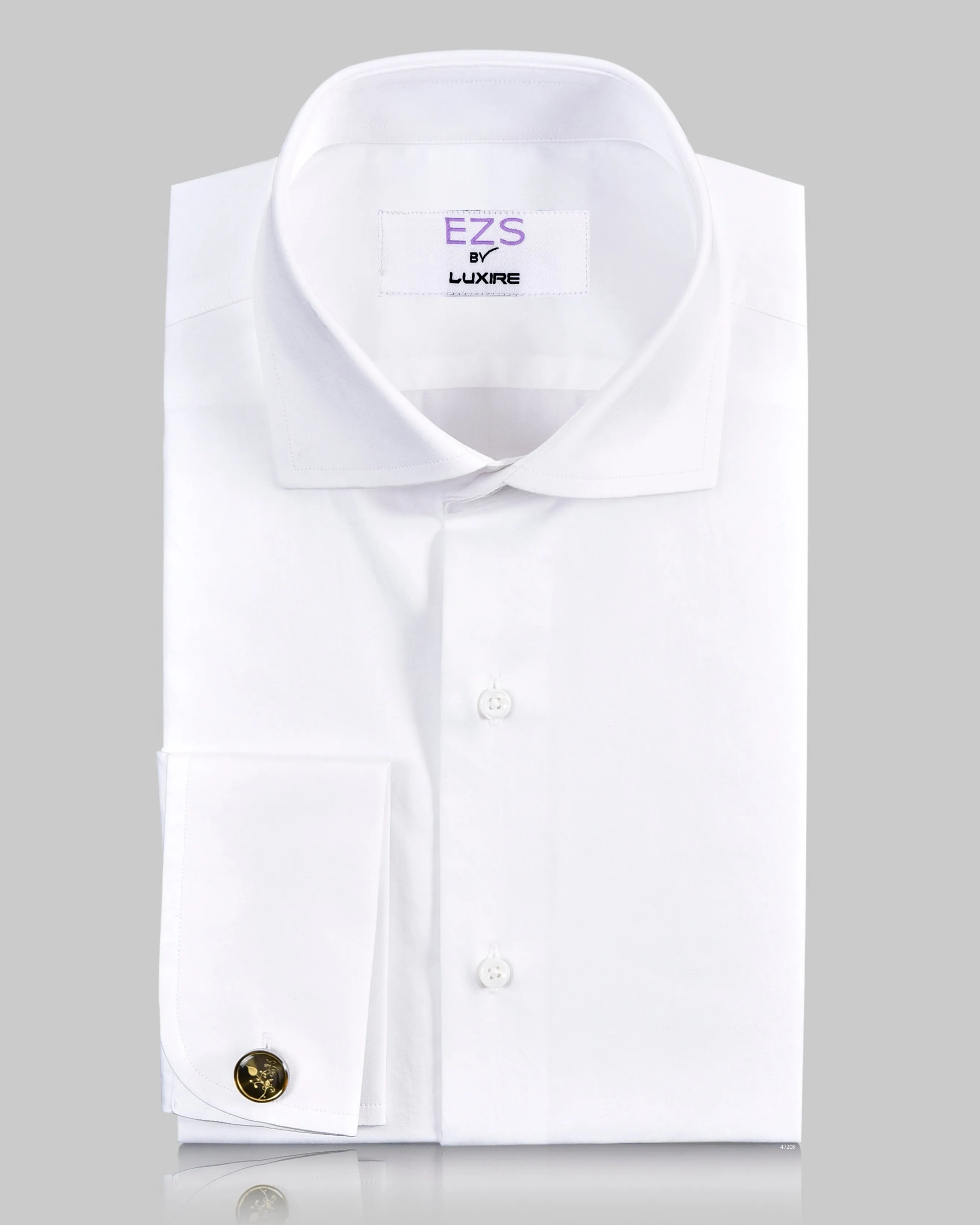 EZS Brembana 2-Ply Giza White Business Twill Shirt Button-up Lakeside Relaxation