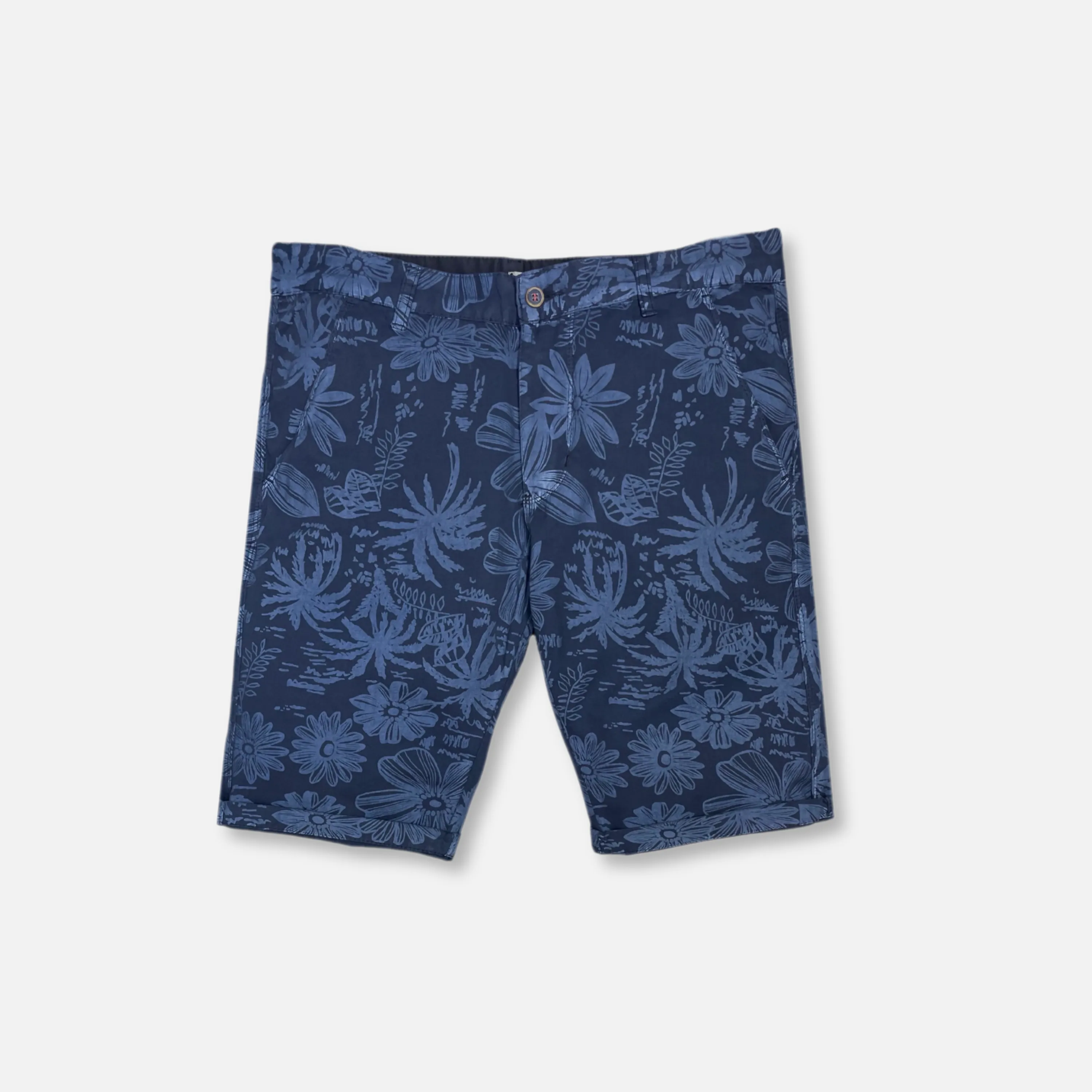 Chill Vibe Decan Tropical Slim Shorts