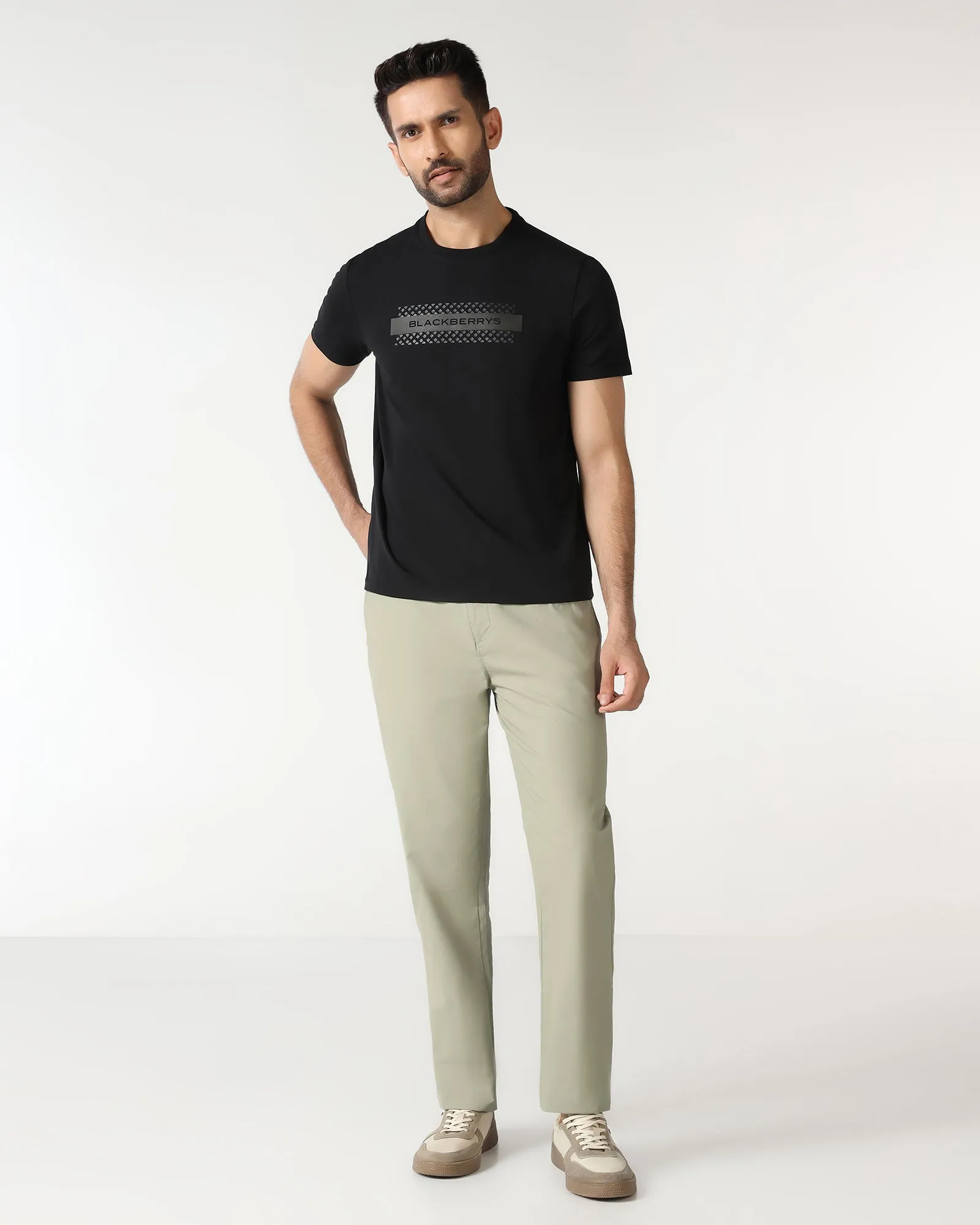 Fit Flex Light Olive Solid Khakis - Taurus