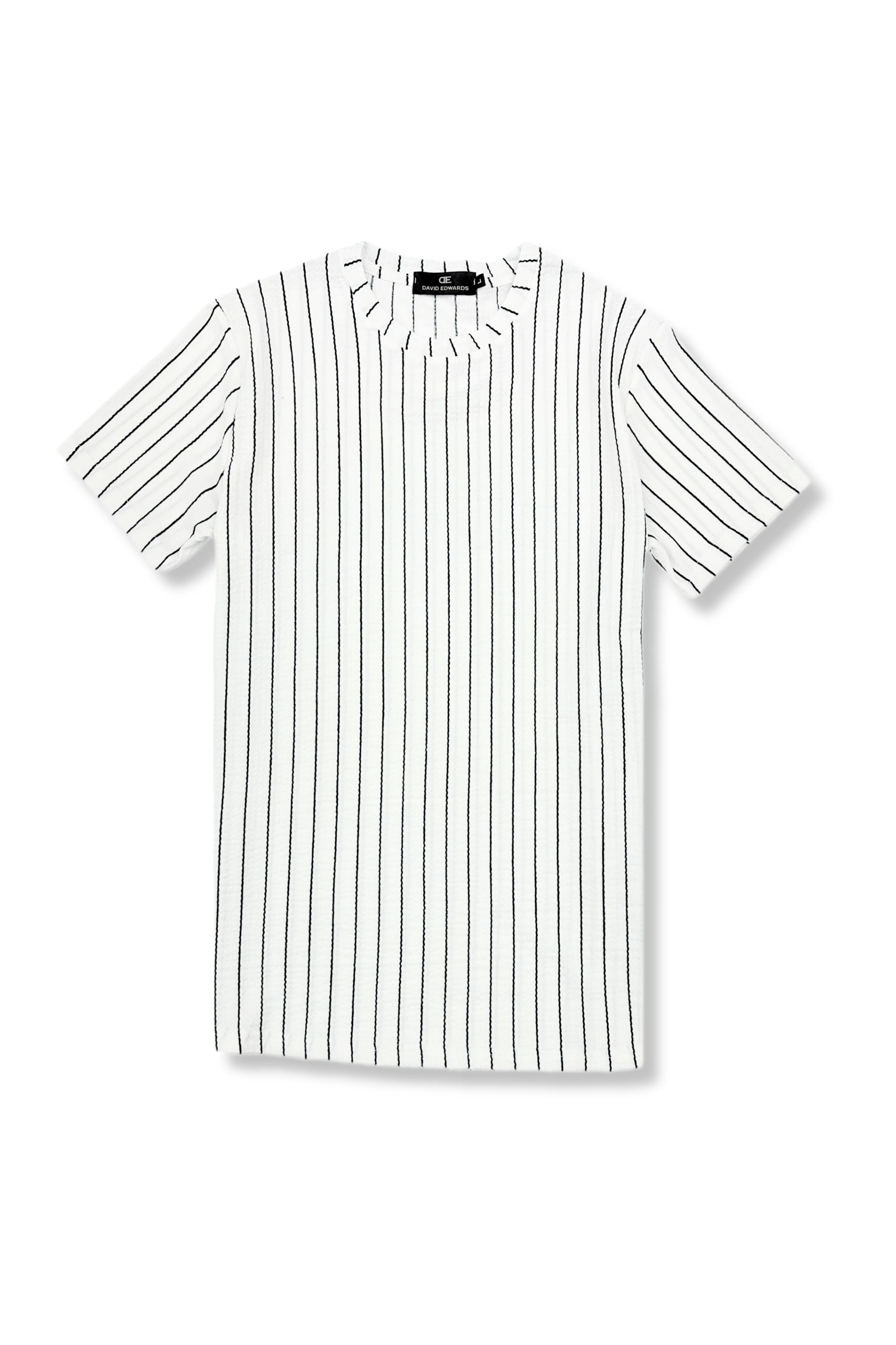 Wrinkle Resistant Texture Drulay Crewneck T-Shirt