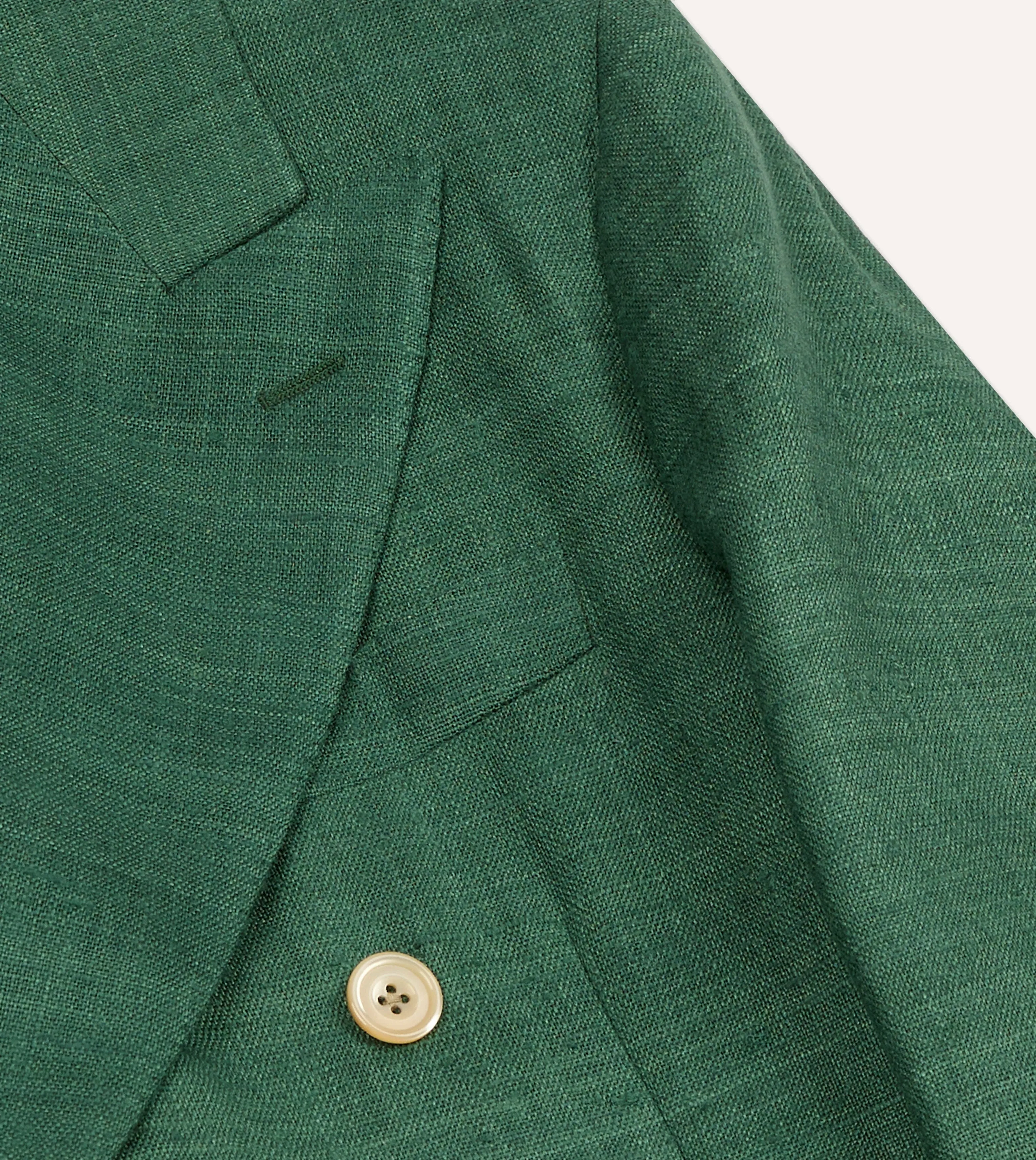 Adjustable Hood System Green Tussah Silk Double-Breasted Evening Jacket