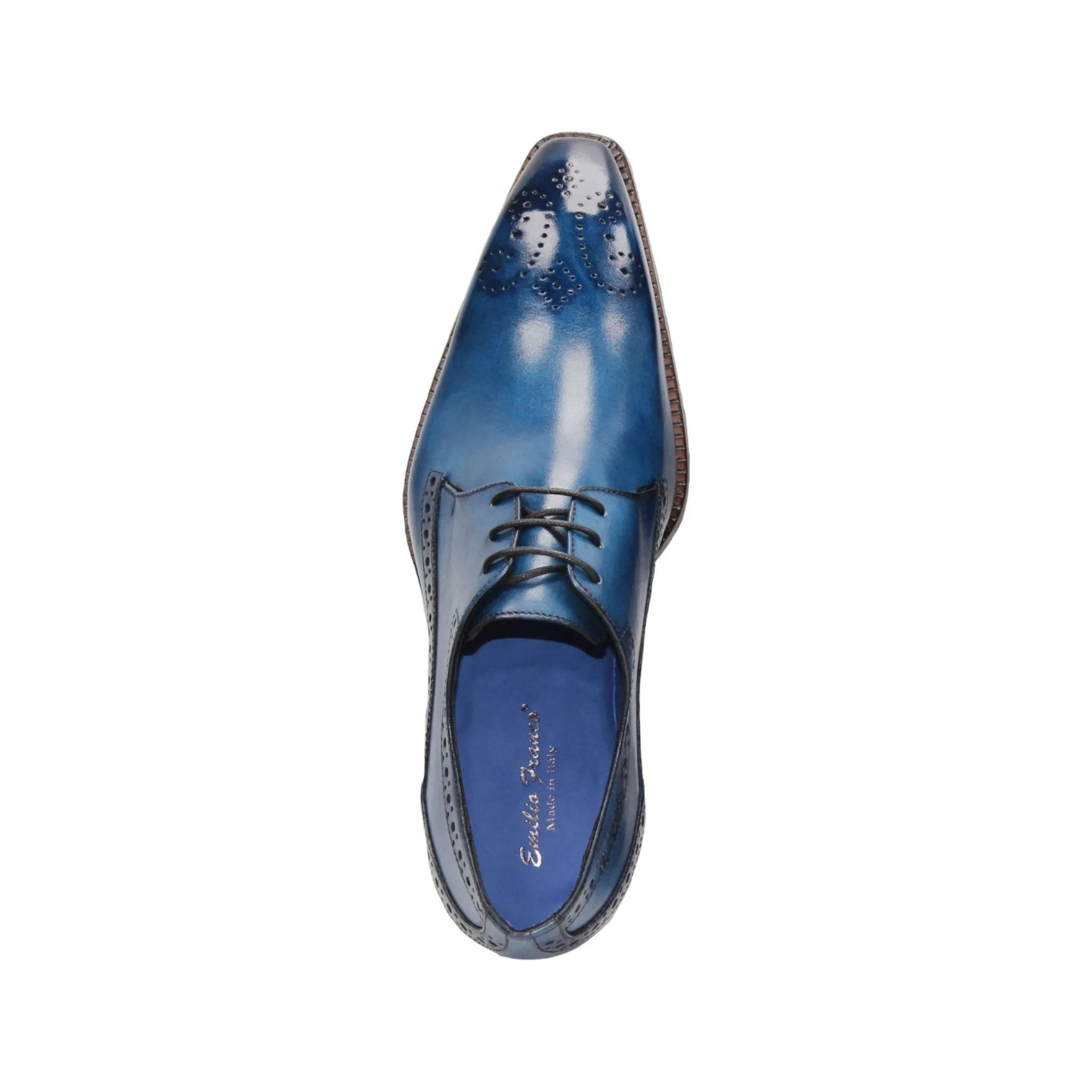 Emilio Franco "Giacamo" Ocean Blue Shoes Impact Resistance