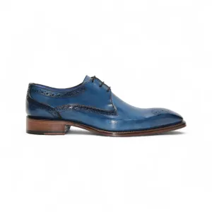 Italian Glam Club Edge Emilio Franco "Giacamo" Ocean Blue Shoes