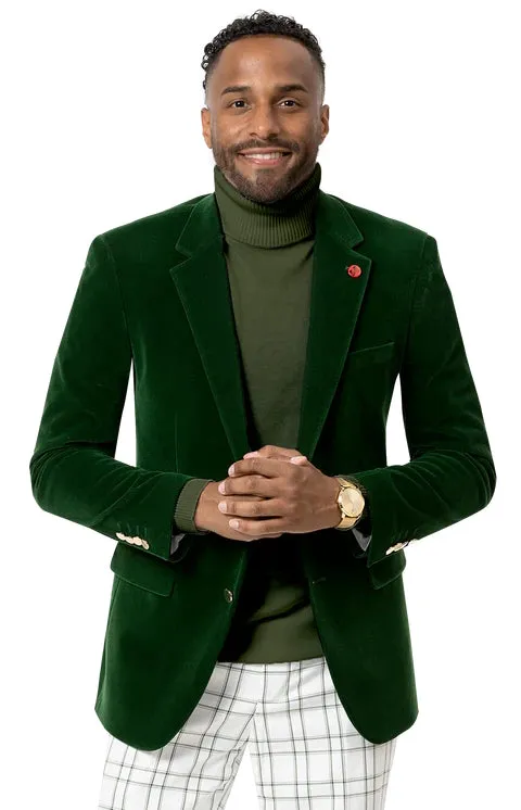 Eco Friendly Fabric Kenmark Velvet Blazer