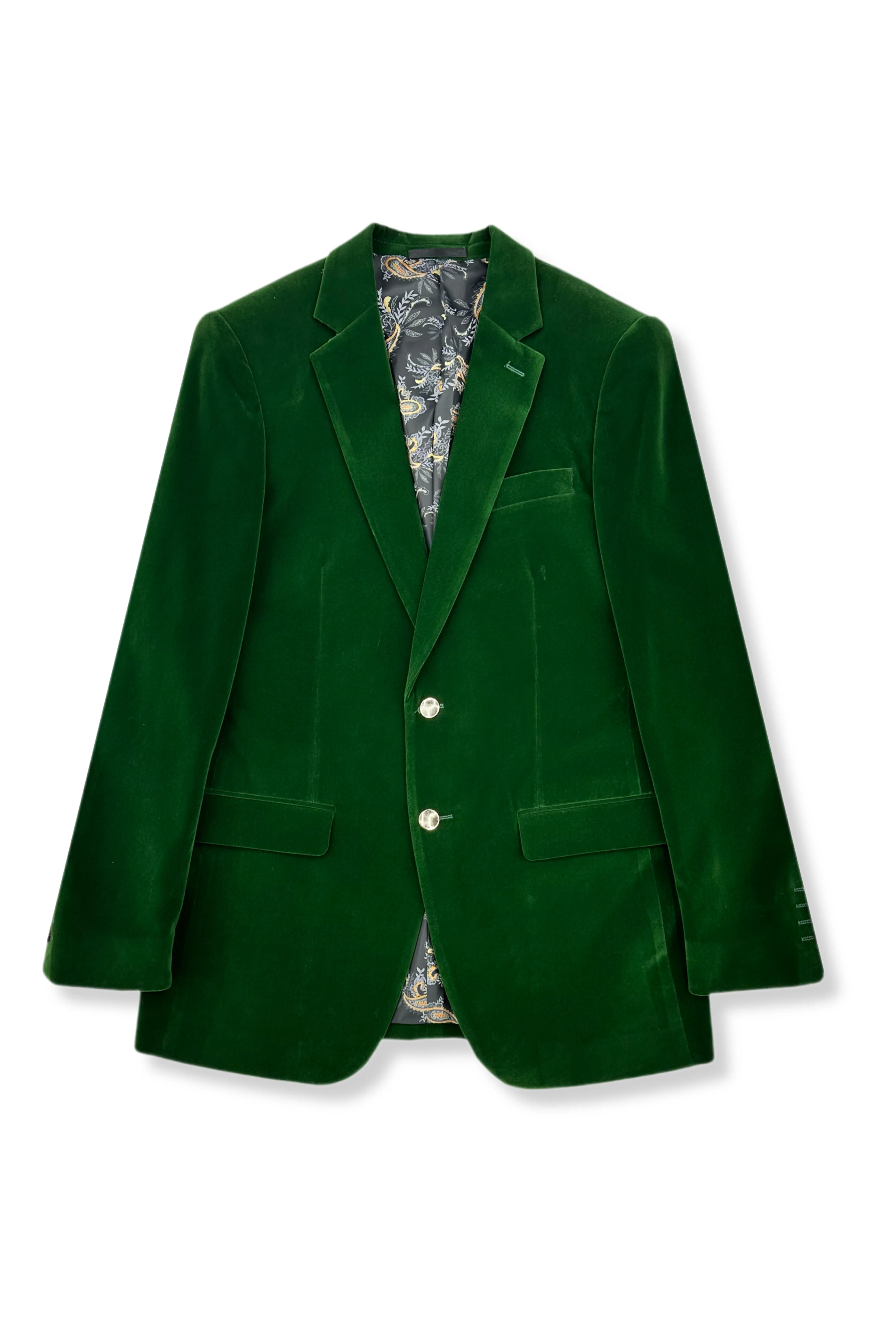 YKK Fasteners Kenmark Velvet Blazer