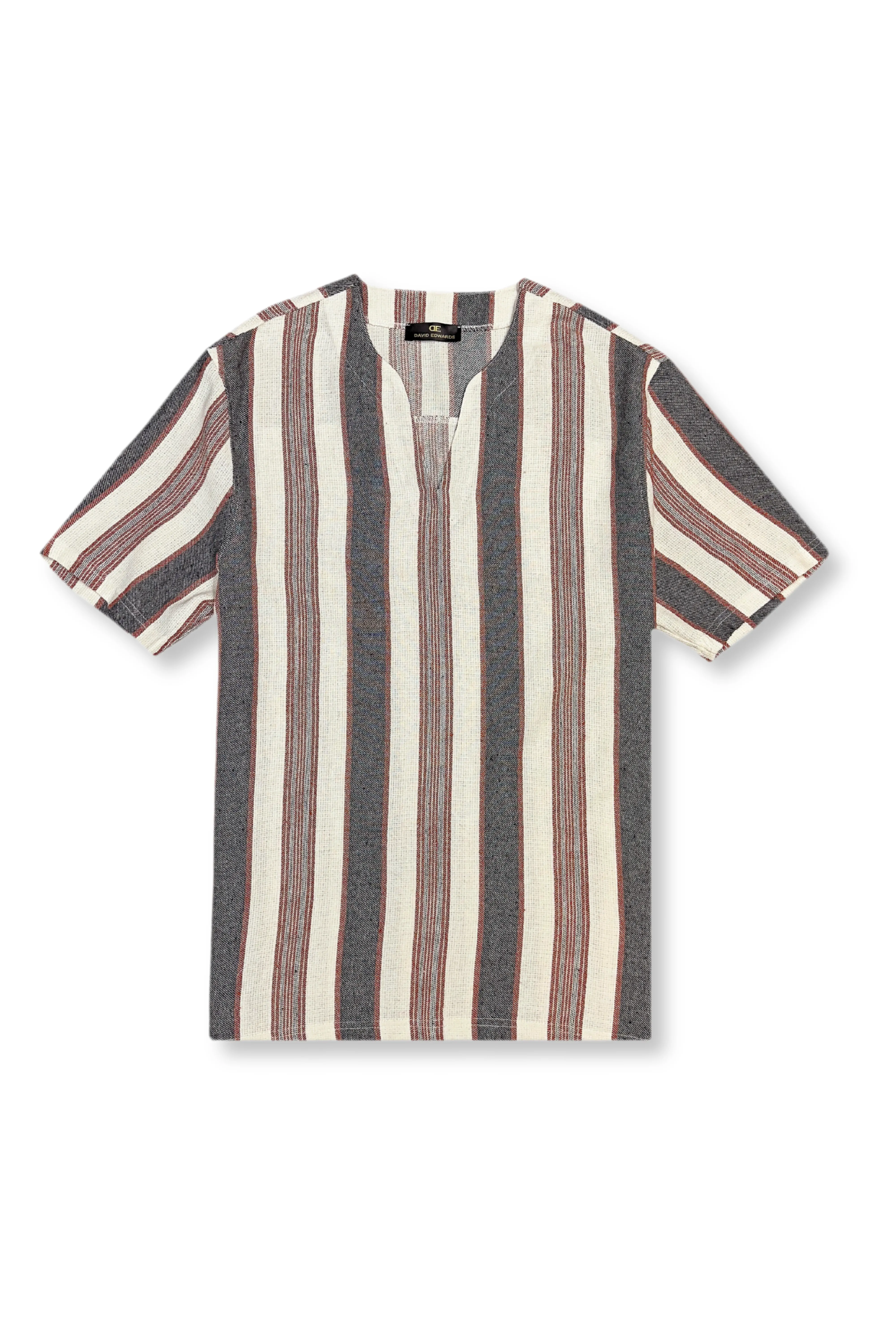 D'Antoni Slit Collar T-Shirt Thermal Regulation Fabric