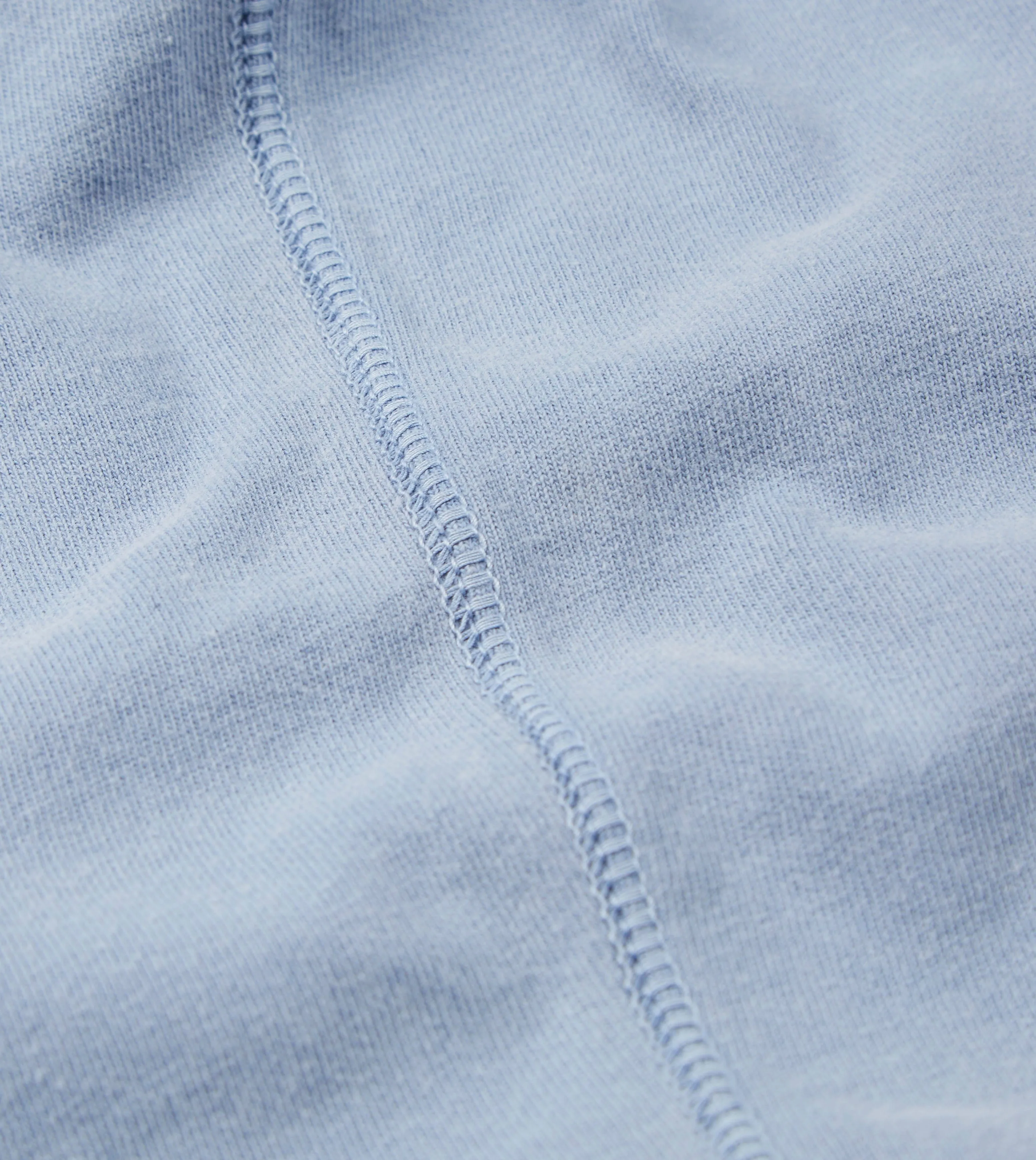 Light Indigo Cotton Crew Neck Hiking T-Shirt mix and match