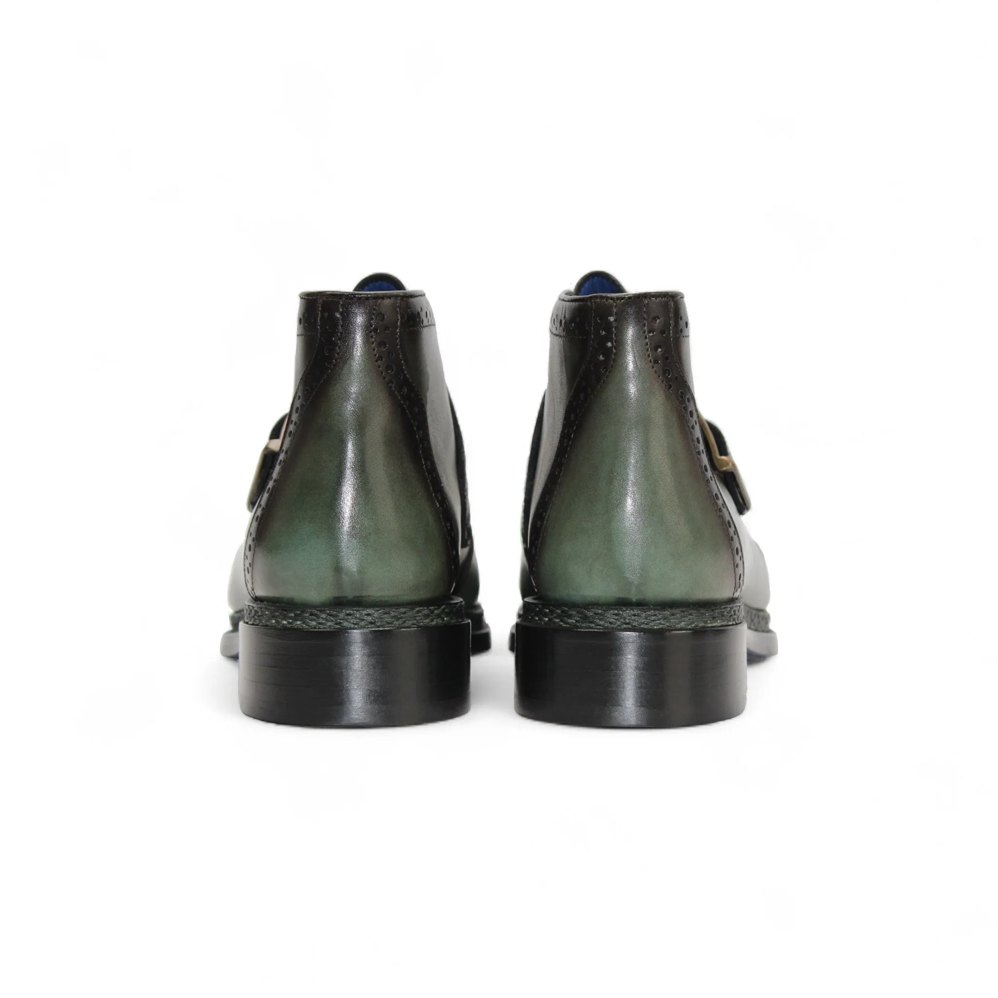 Emilio Franco "Aldo" Green Boot Friction Free Inner Seams Injury Safe