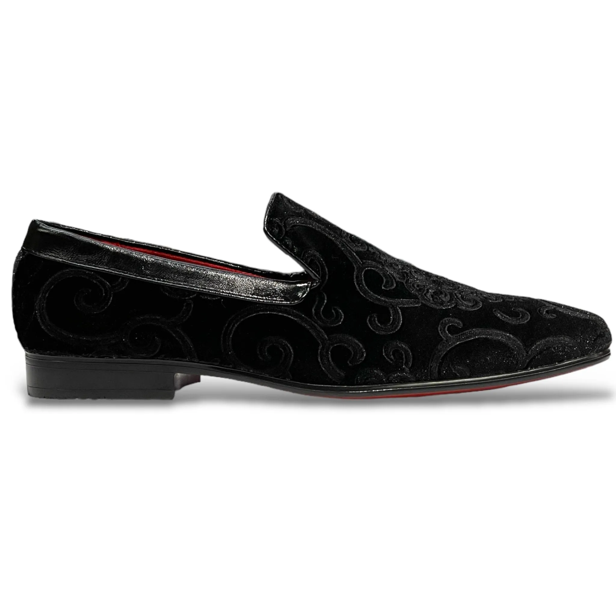 After Midnight 7017 BLACK PAISLEY (IN STORE) Arch Support Daily Walk Multidirectional Traction Grip