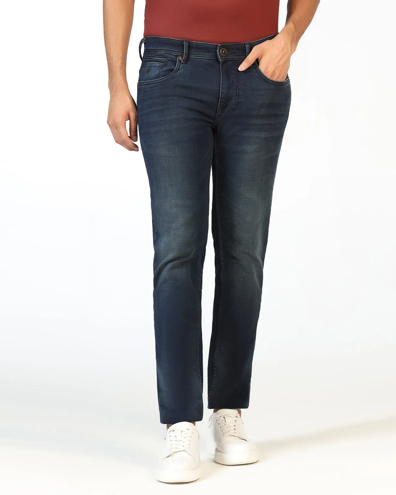 Super Clean Slim Yonk Fit Indigo Jeans - Dario Date Night Casual Friday