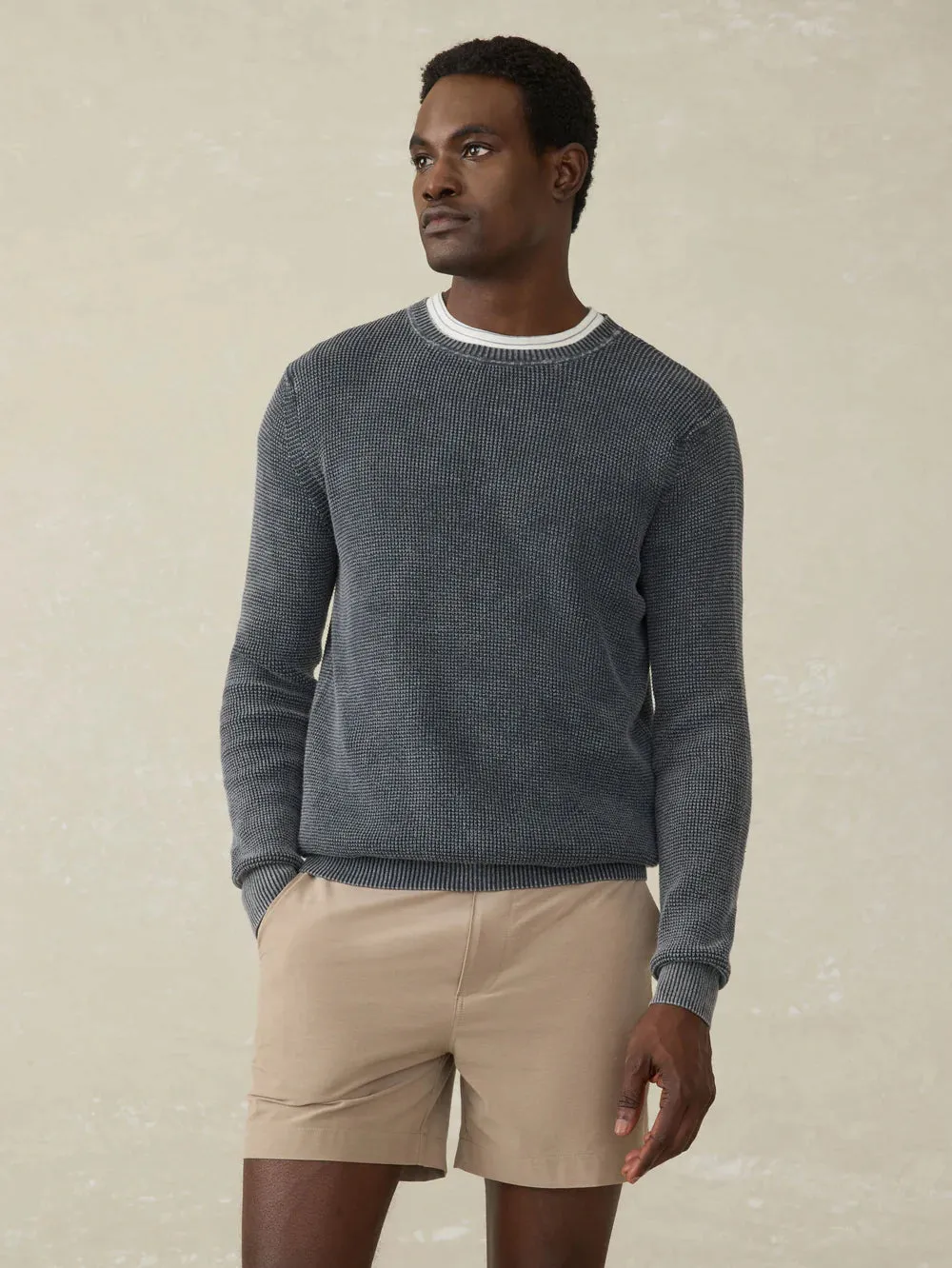 Formal Tone Sunwashed Crewneck Sweater