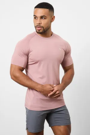 Training Top in Pink MicroPiqueKnit