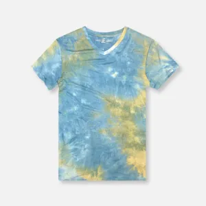 Durham V-neck Tie-Dye T-Shirt Tight fit sexiness