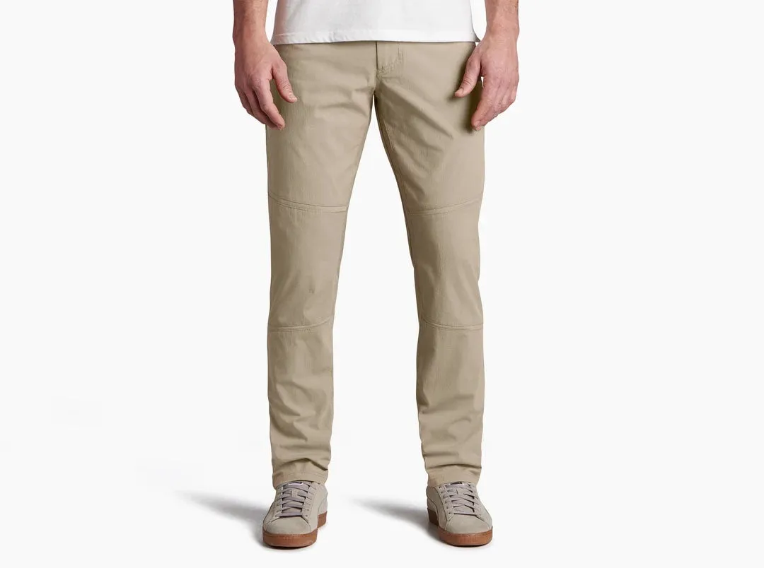 Flexible Waist EcoFriendlyMaterials Kuhl Mens Free Radikl Tapered Fit Pant in Fossil