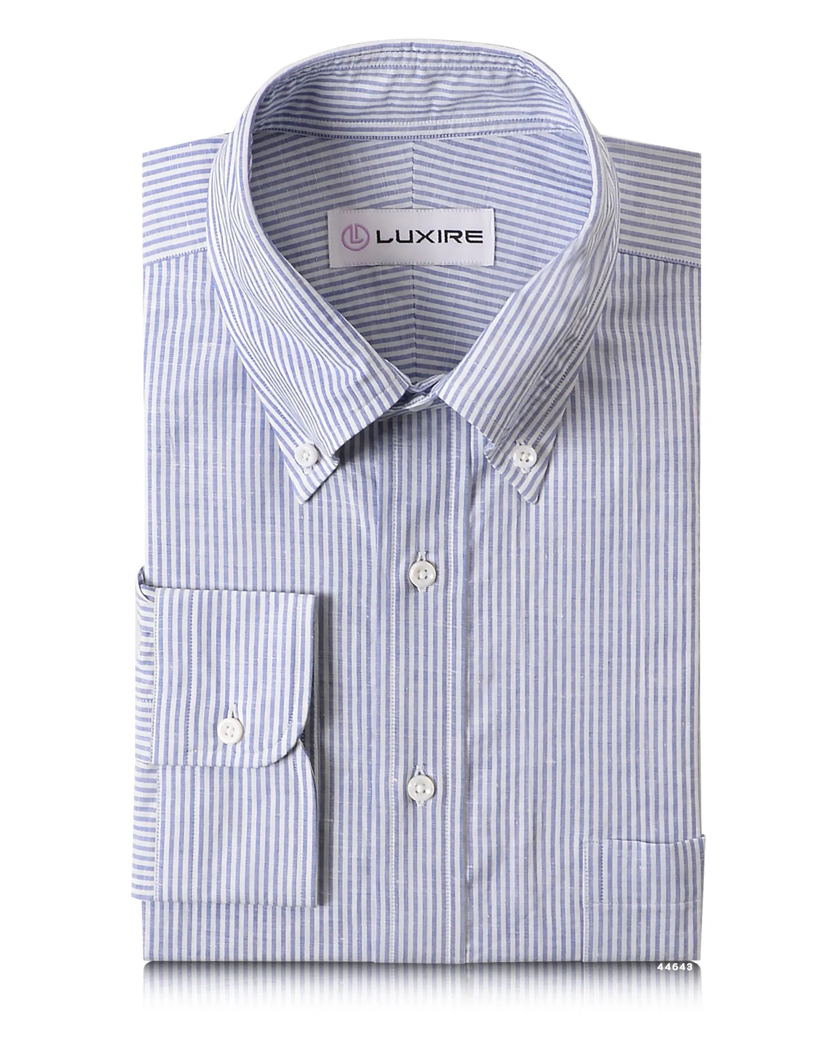 Resort Wear Indigo Dress Stripes Fine Linen