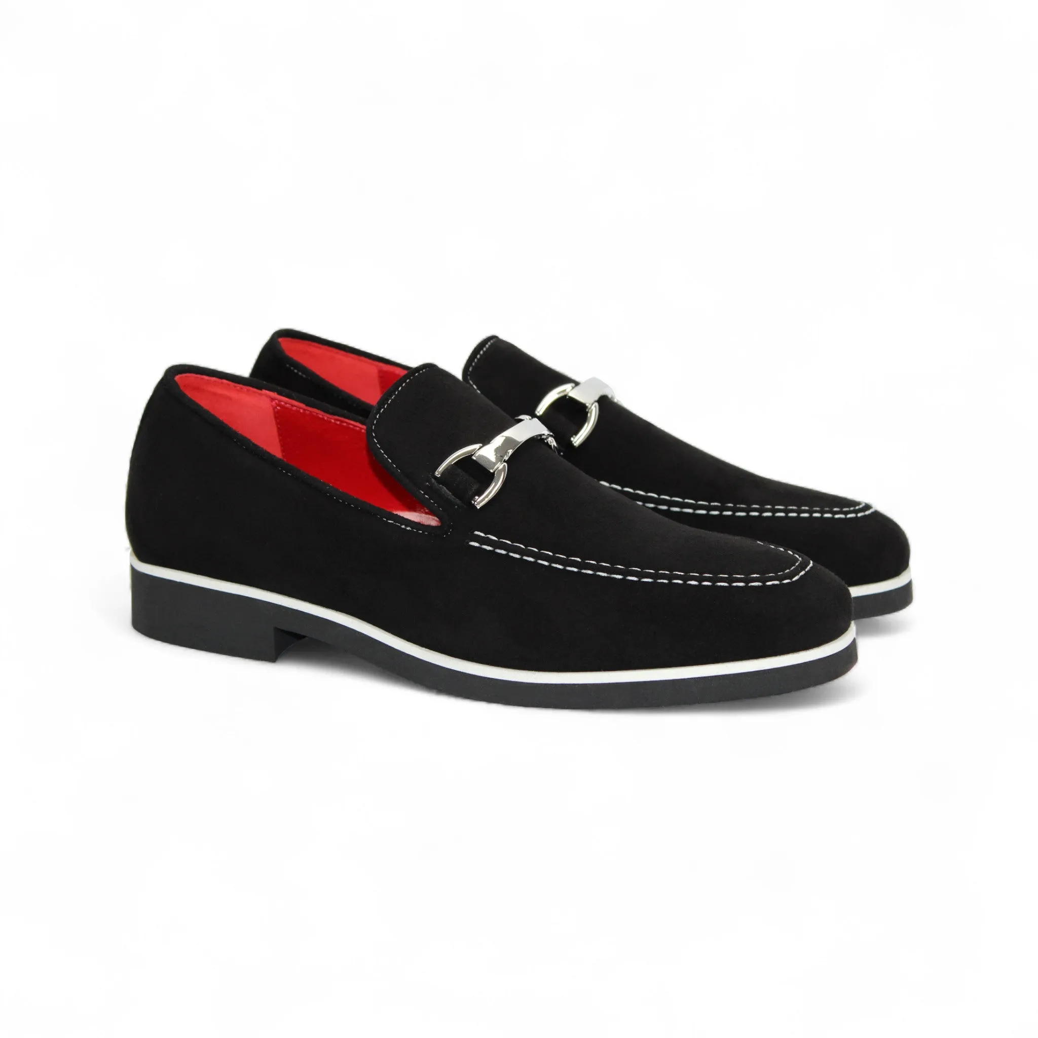 Emilio Franco "Nino II" Black Loafer Durable Fabric