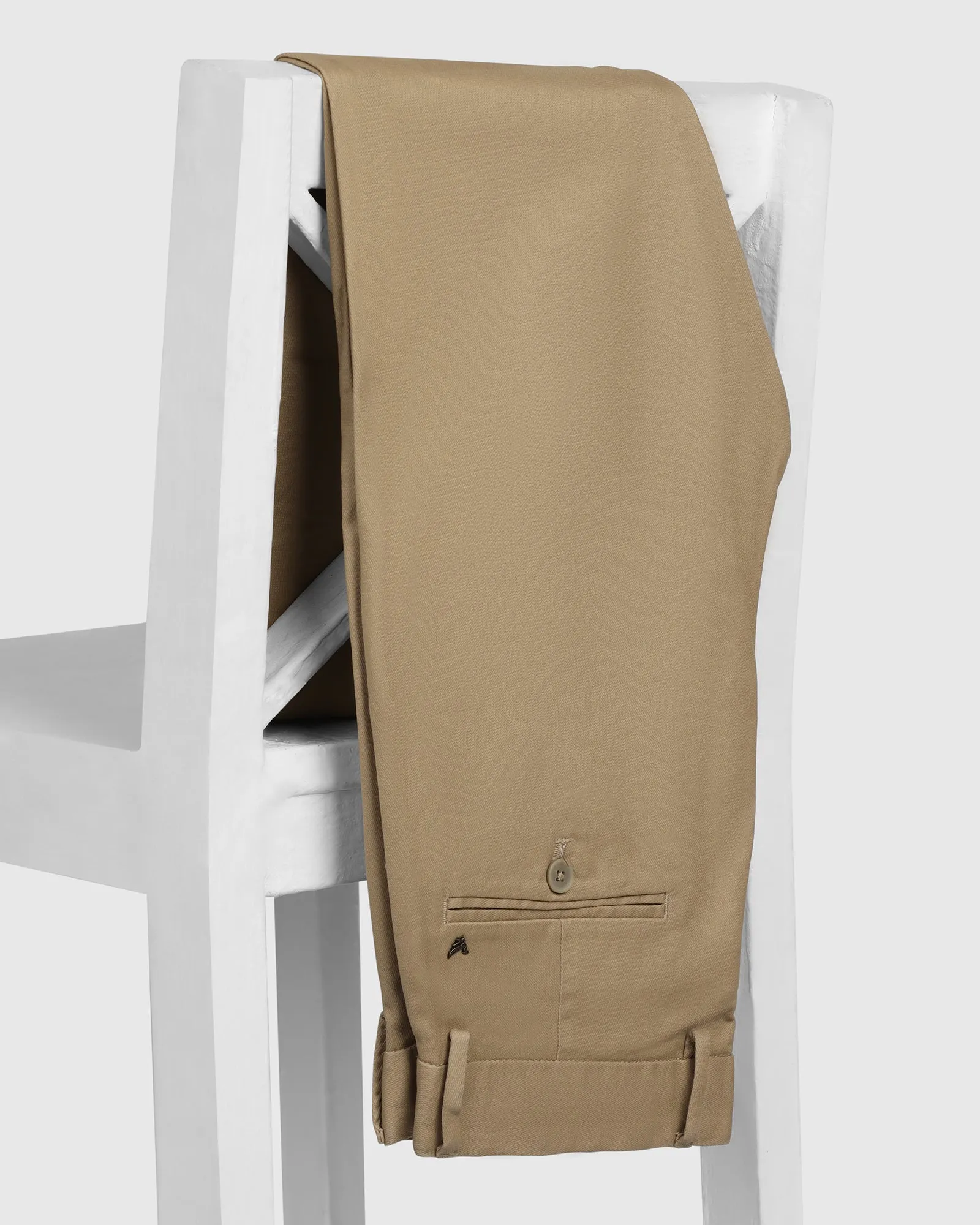 Perfect Comfort Fit Sporty Chic Khaki Textured Khakis - Murray