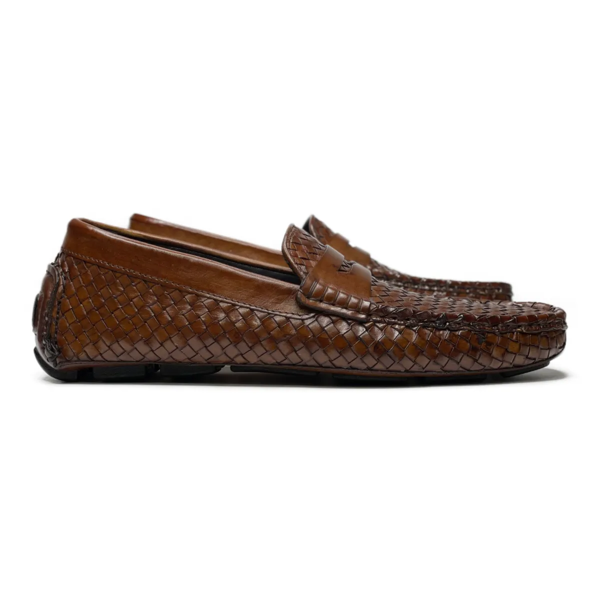 Drive Mode Hold Safe Dayton Woven Penny Loafers