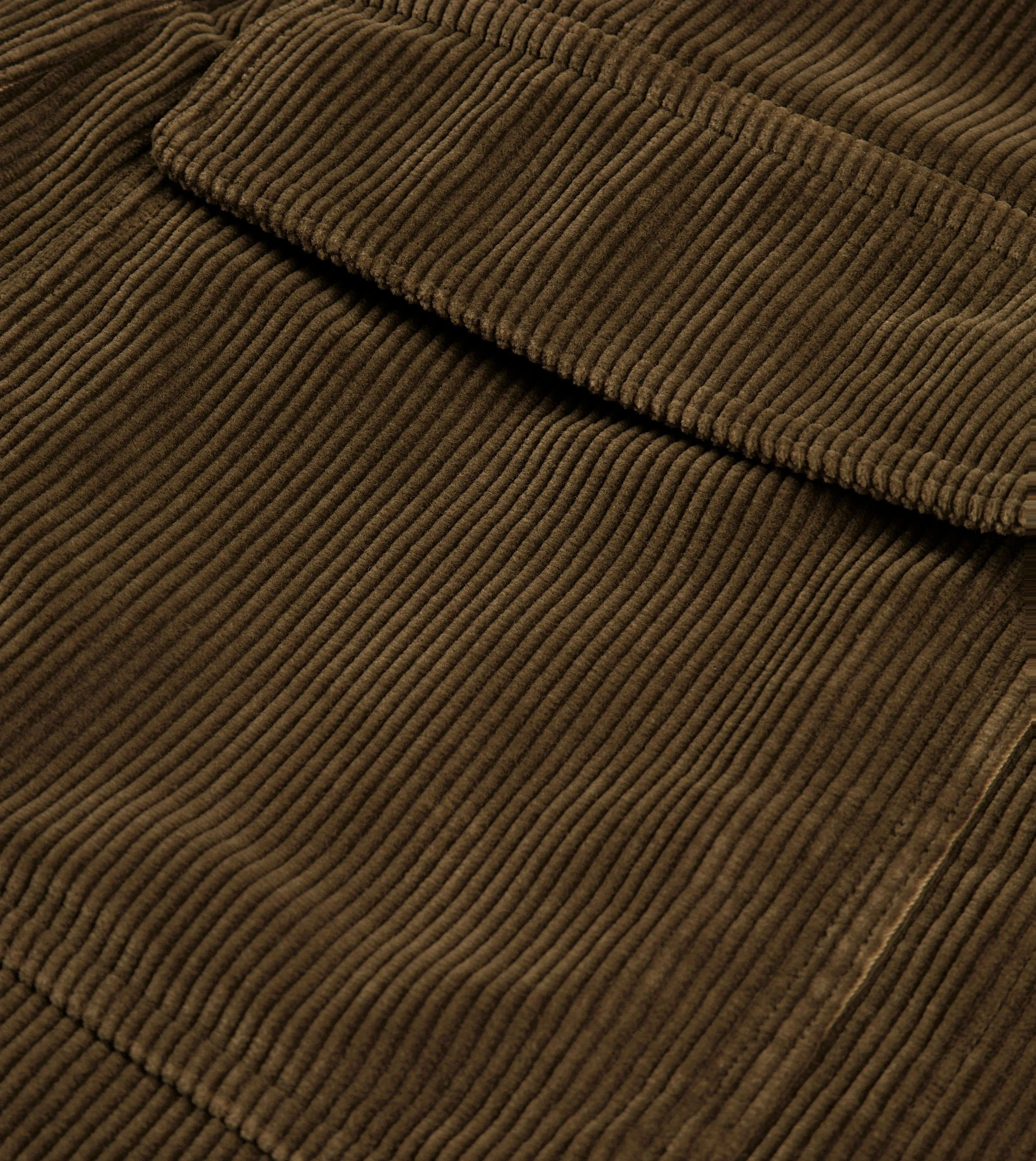 Olive Cotton Corduroy Games Blazer Mk. I Quilted Stitching Pattern Hypoallergenic Textile