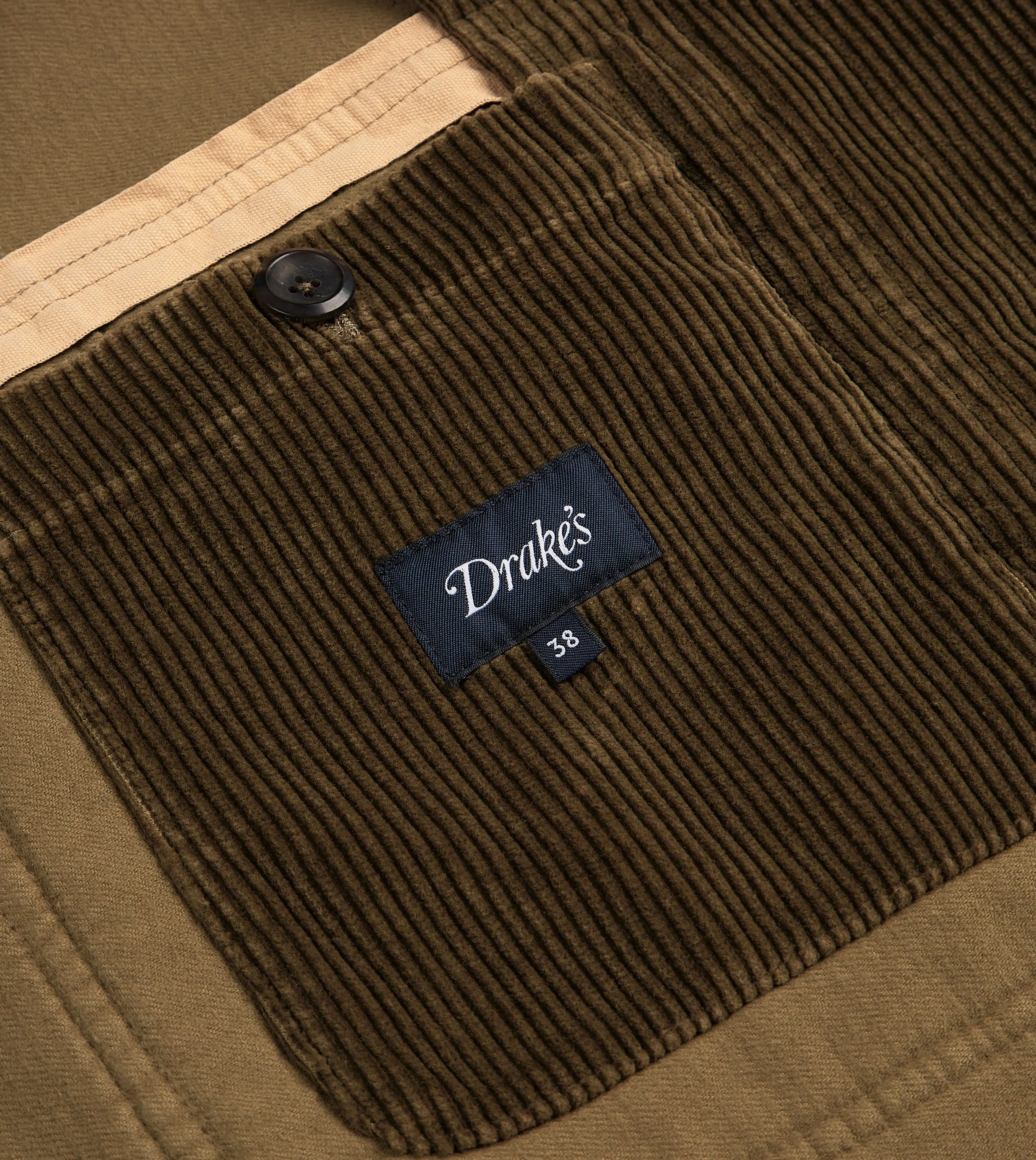 Stripe Look Olive Cotton Corduroy Games Blazer Mk. I