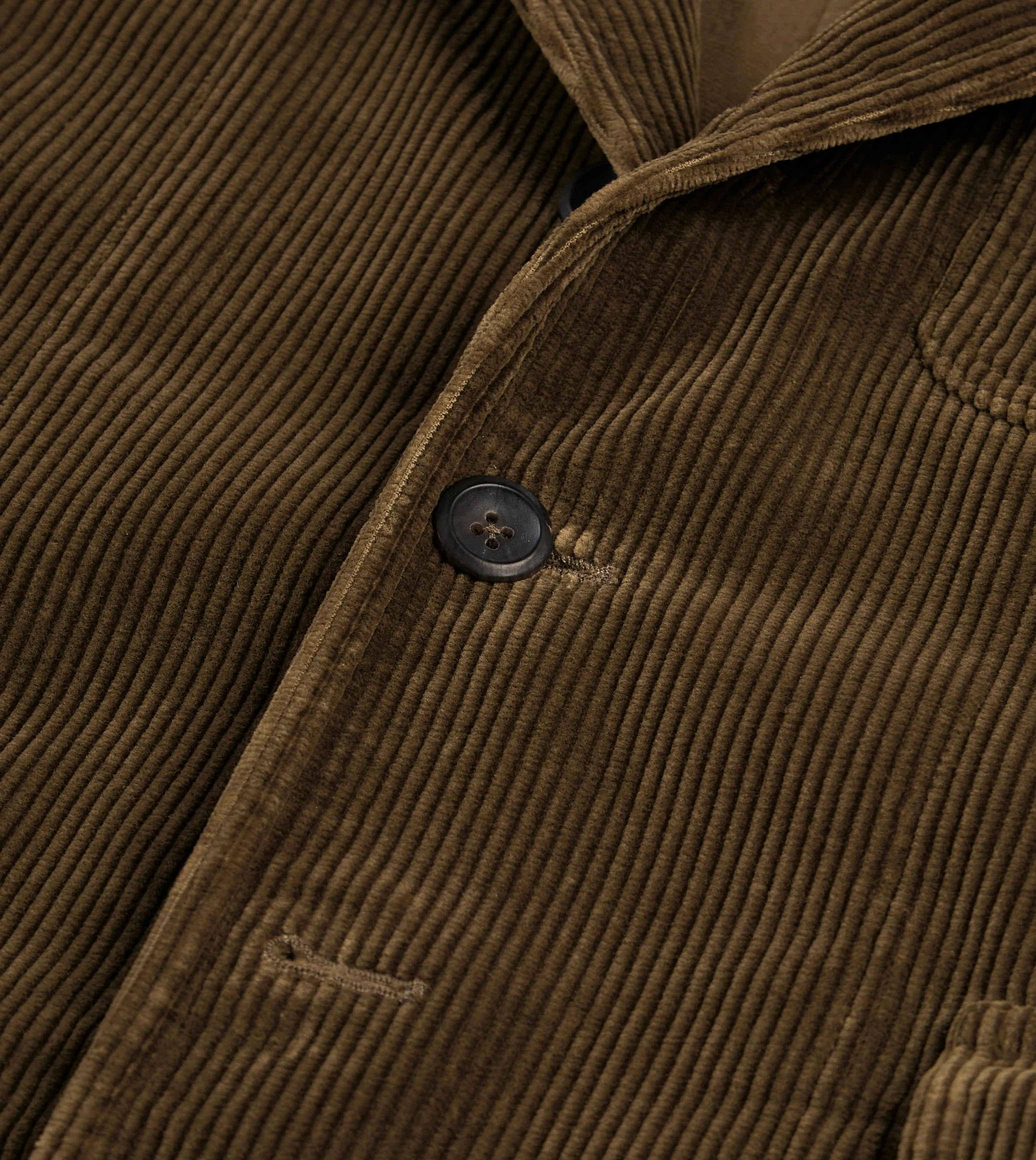 Subtle Design Detail All Day Comfort Design Olive Cotton Corduroy Games Blazer Mk. I