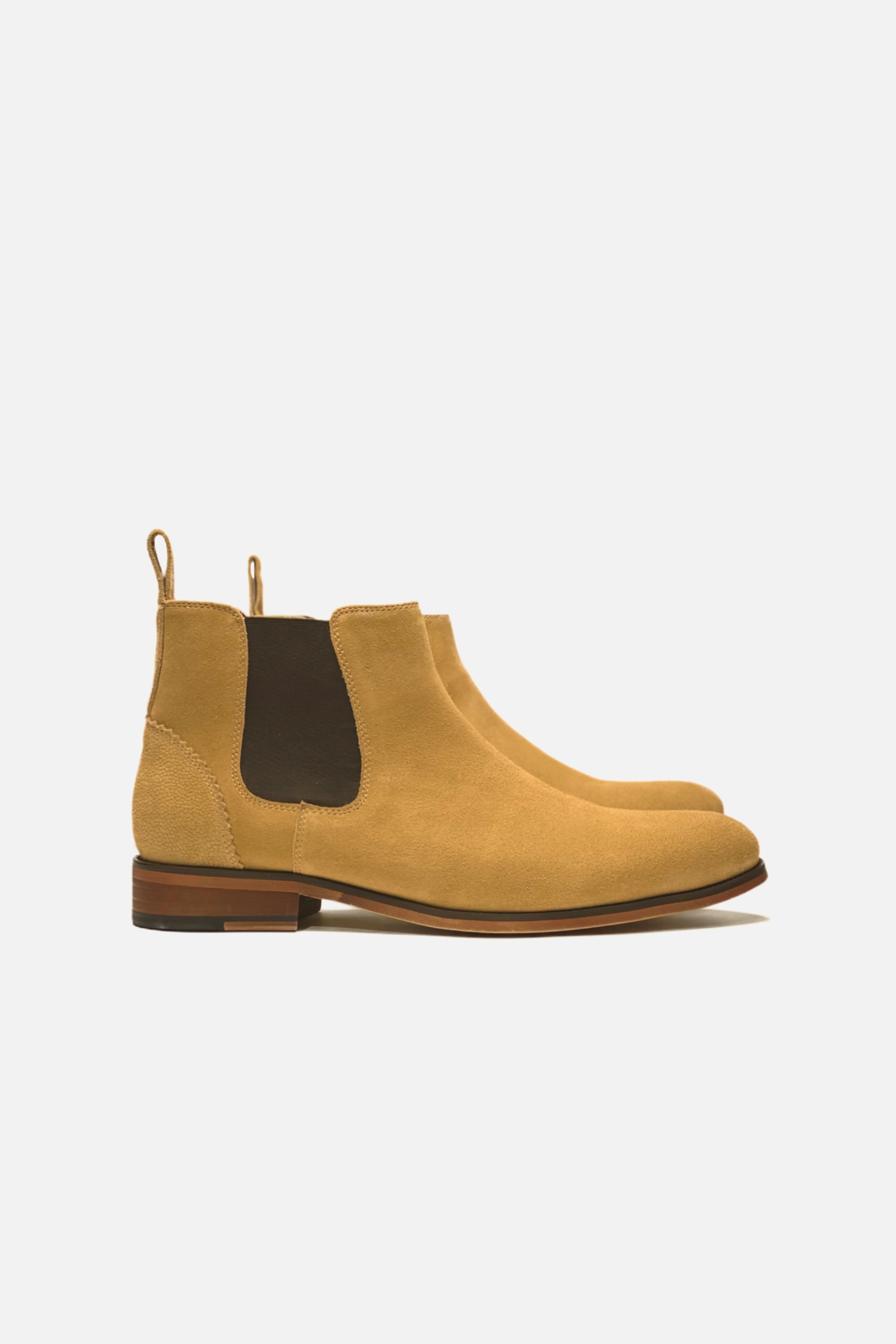 Dark Shade Desert One Chelsea Boots