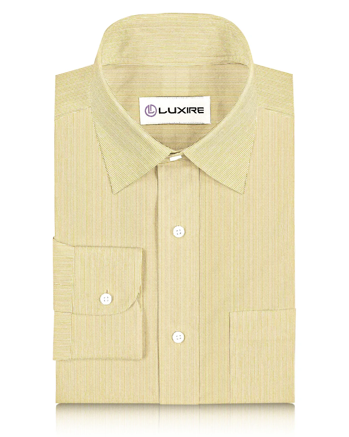 Strong Soul Craft Core Cotton Linen: Light Ecru Dress Stripes On White