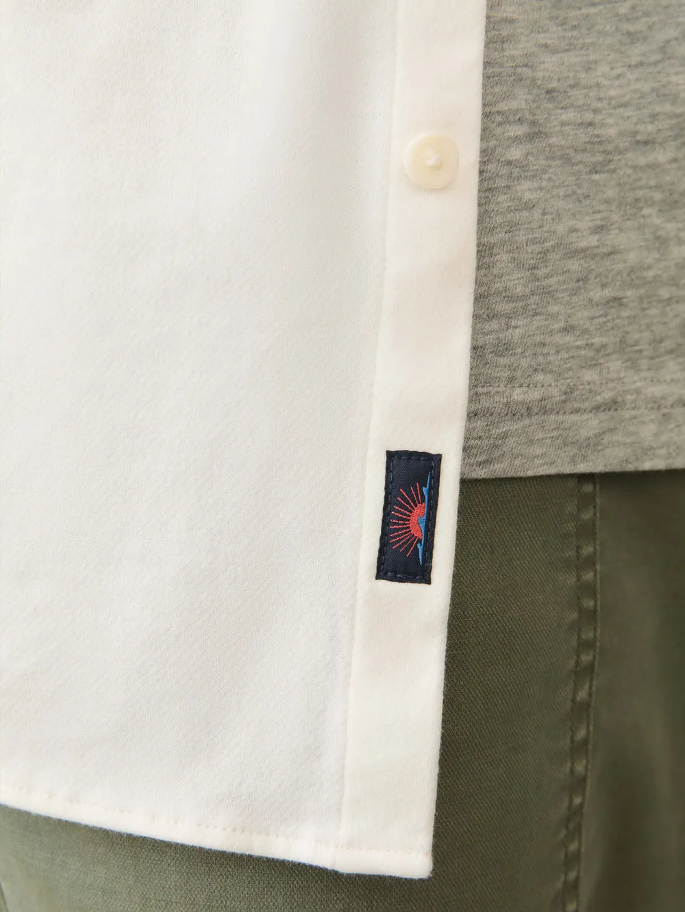 CompactPackaging SmoothInnerLining Coastline Knit Shirt - Whitewall