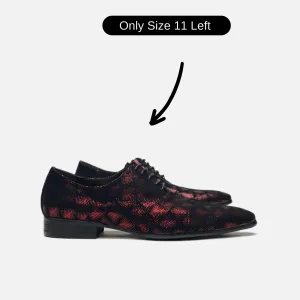 Polished Silhouette Zenos Sparkly Oxfords