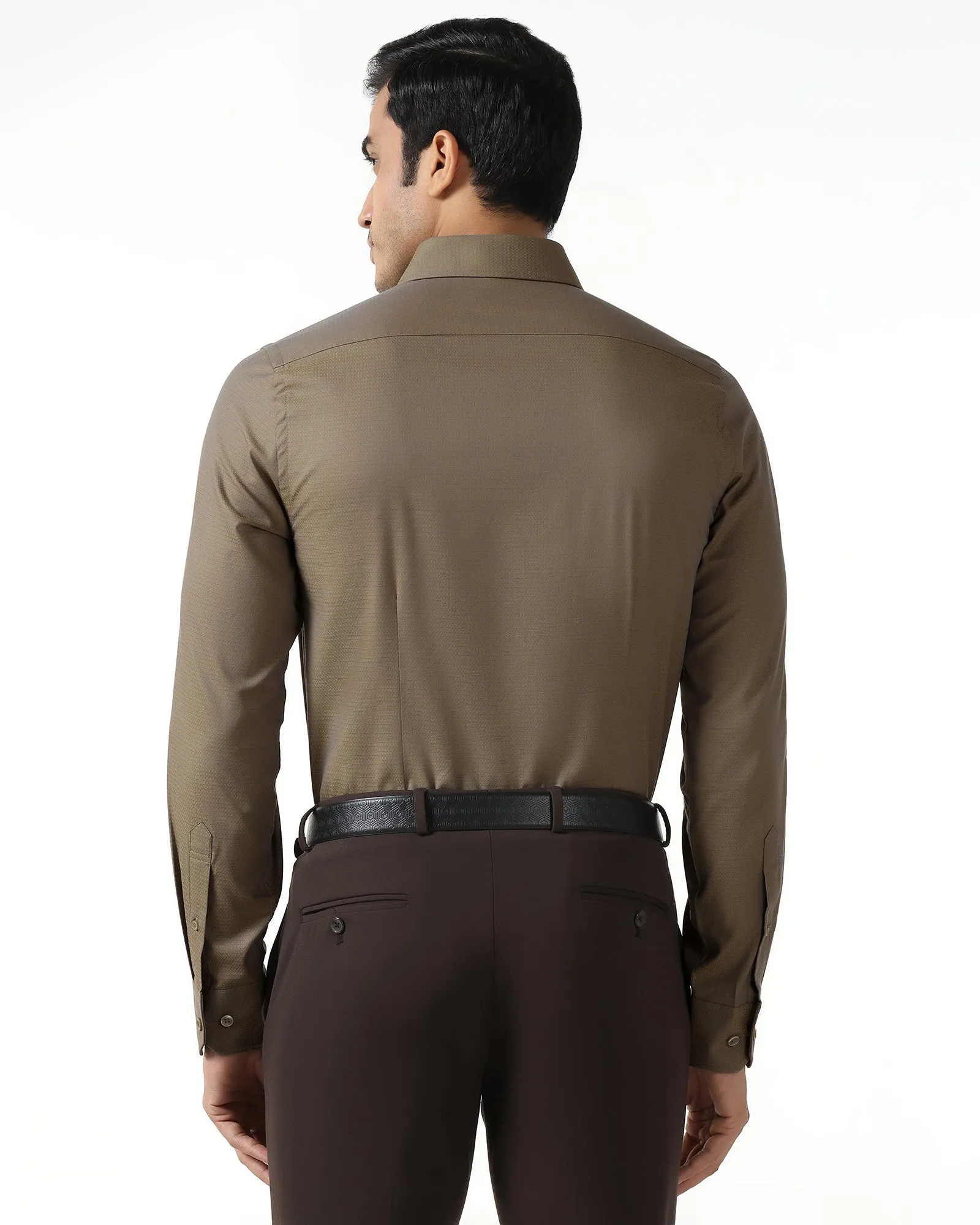 Yellow Textured Shirt - Zander Monochrome Palette