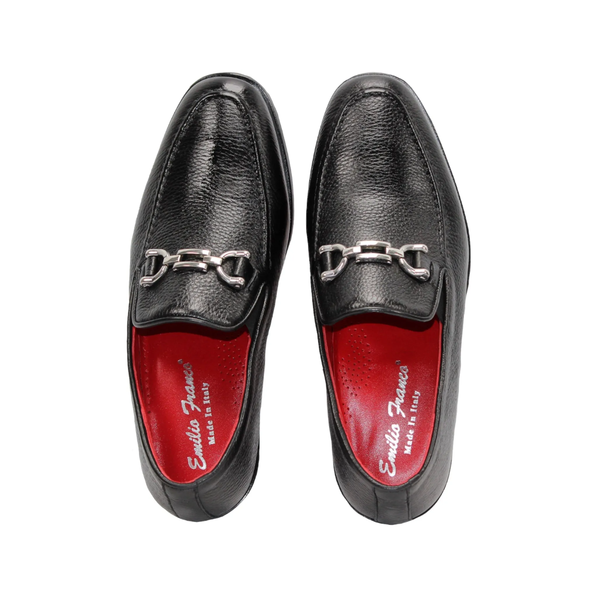 Quick Drying Casual Wear Emilio Franco "Edgardo" Black Shoes