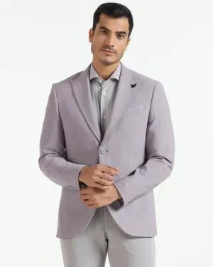 Formal Grey Textured Blazer - Aramis Quick drying material