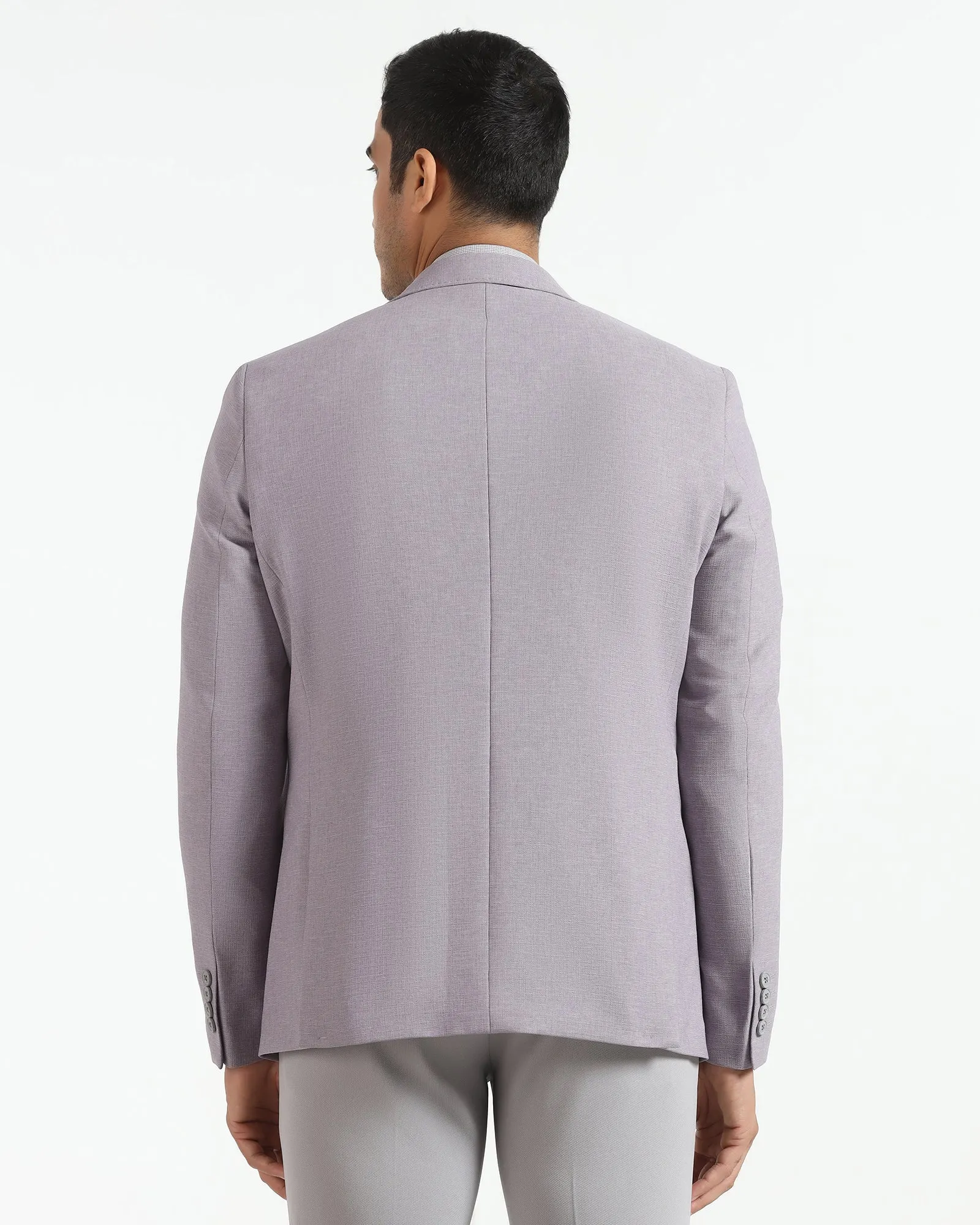 Rainy Day Erasable Stains Treatment Formal Grey Textured Blazer - Aramis