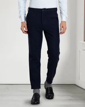 MoistureControlLiner Rugged Comfort Navy Wool Chino