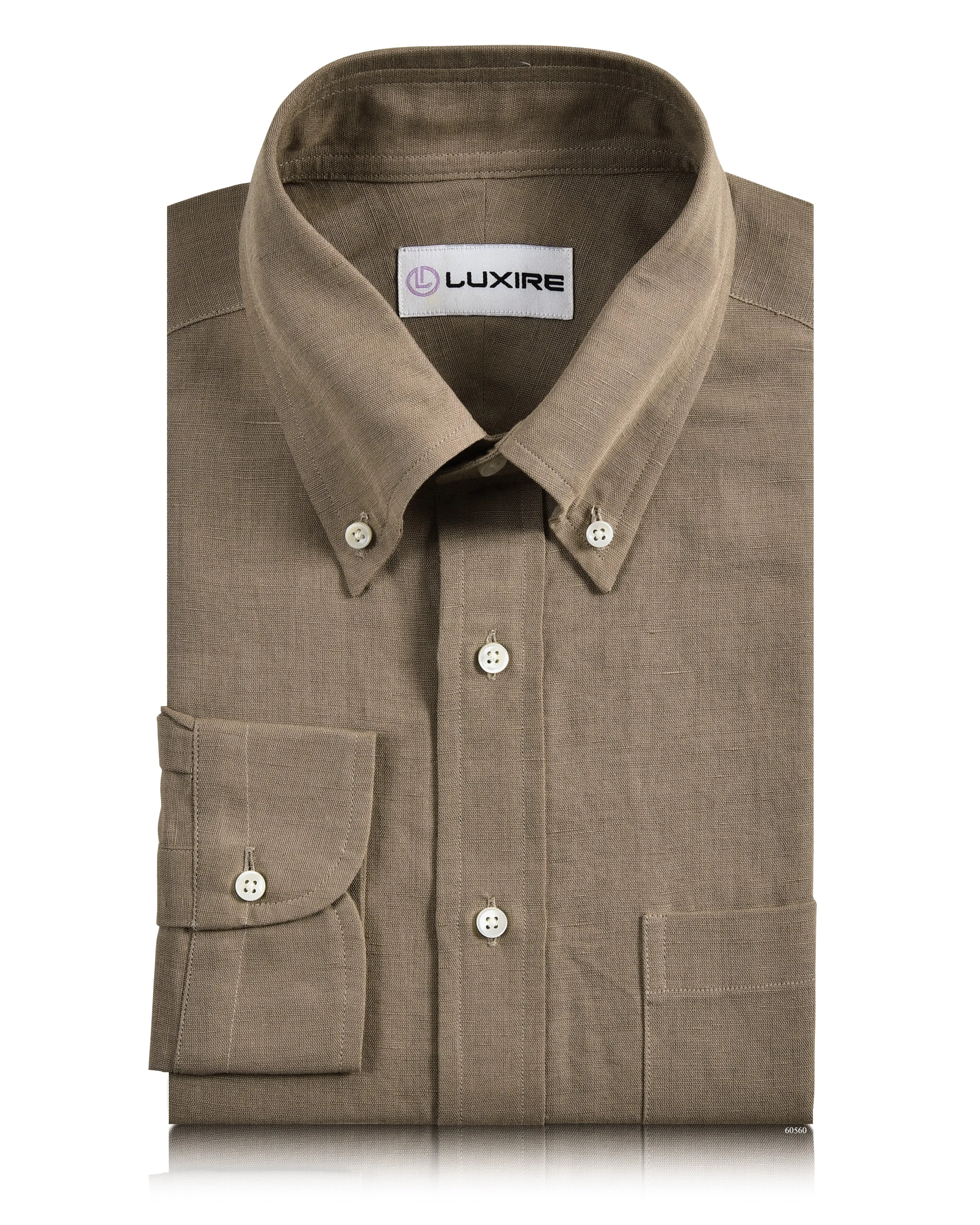 Reinforced Stress Points HighElasticity Light Brown Linen